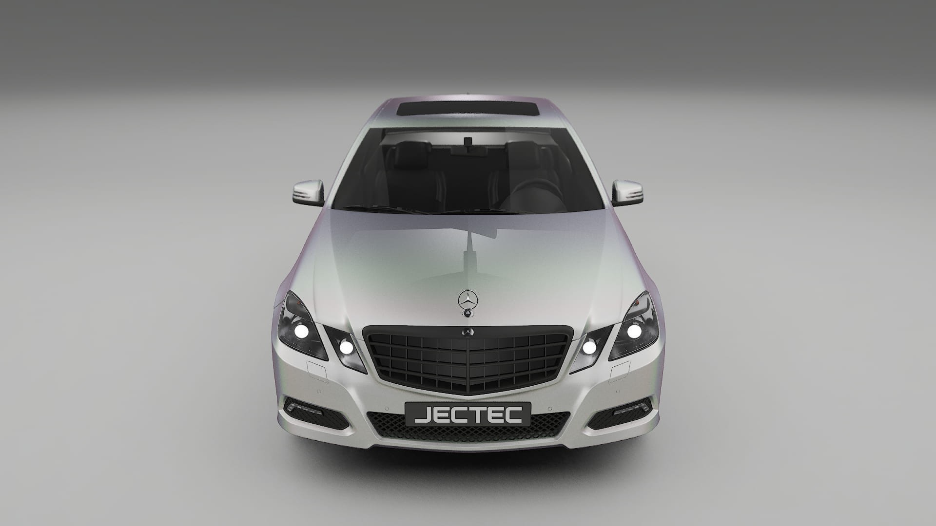 Mercedes E Class Sedan W212 Prefacelift pre LCI TPU Lackskyddsfilm | NEBULA Färgskiftande PPF – Komplett Förskuret Kit