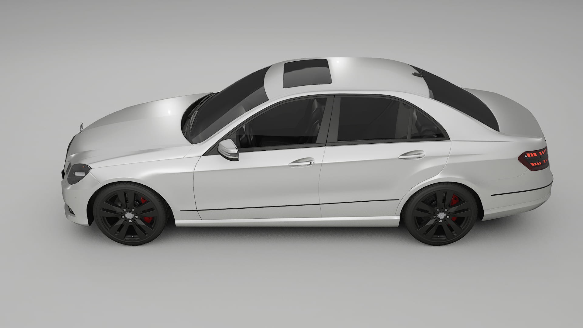 Mercedes E Class Sedan W212 Prefacelift pre LCI TPU Lackskyddsfilm | OPAL Färgskiftande PPF – Komplett Förskuret Kit