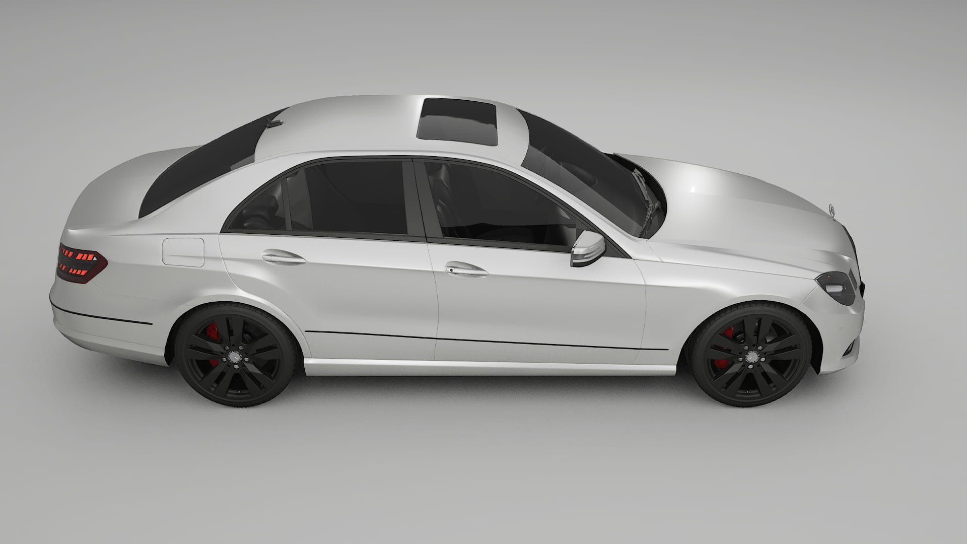 Mercedes E Class Sedan W212 Prefacelift pre LCI TPU Lackskyddsfilm | OPAL Färgskiftande PPF – Komplett Förskuret Kit