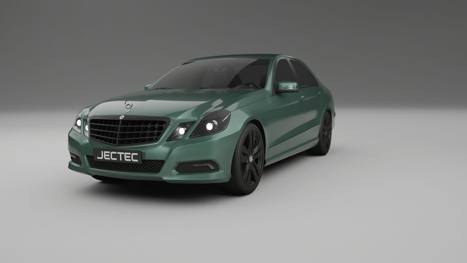 Mercedes E Class Sedan W212 Prefacelift pre LCI TPU Lackskyddsfilm | EVERGREEN Färgskiftande PPF – Komplett Förskuret Kit