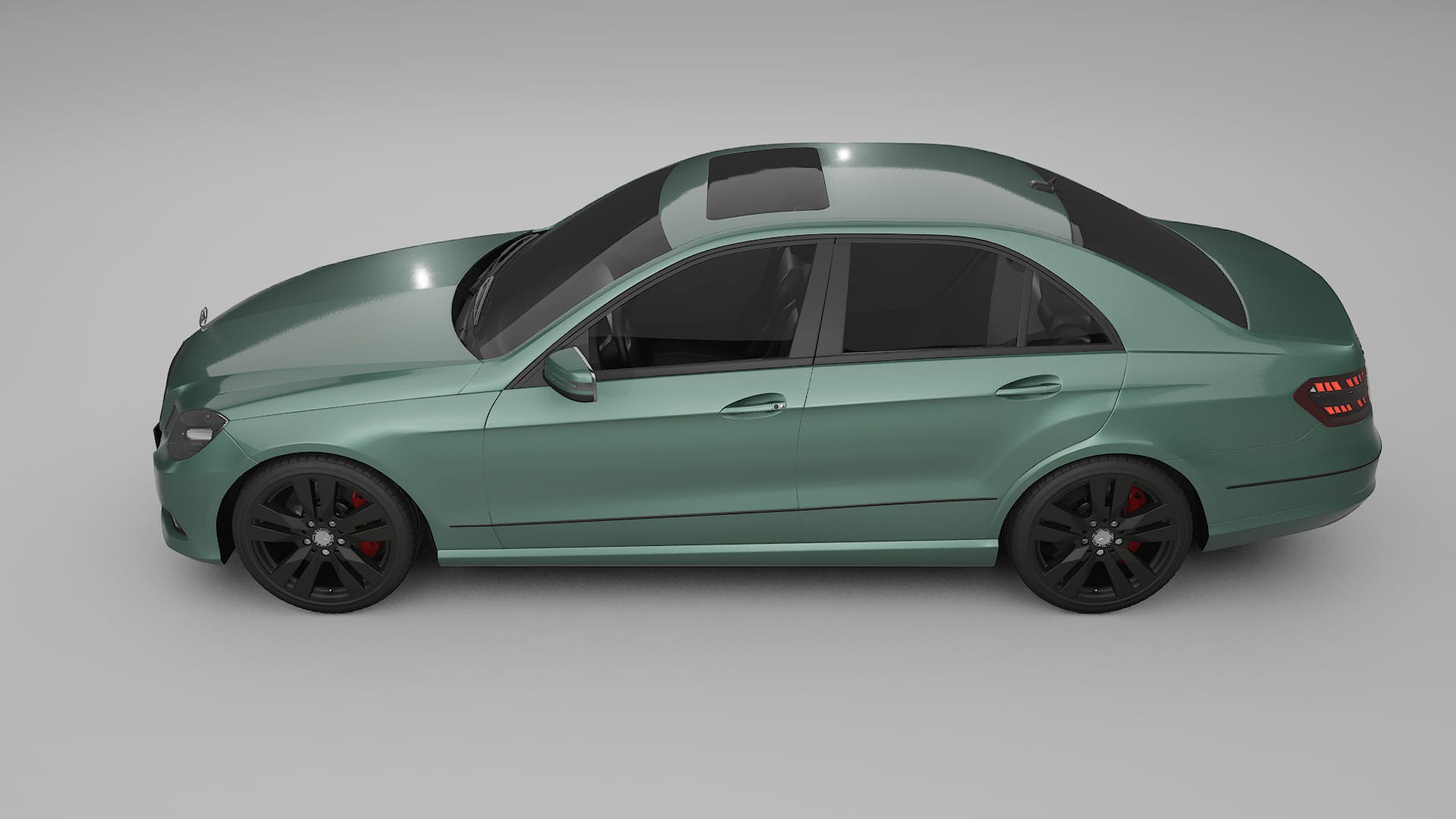 Mercedes E Class Sedan W212 Prefacelift pre LCI TPU Lackskyddsfilm | EVERGREEN Färgskiftande PPF – Komplett Förskuret Kit