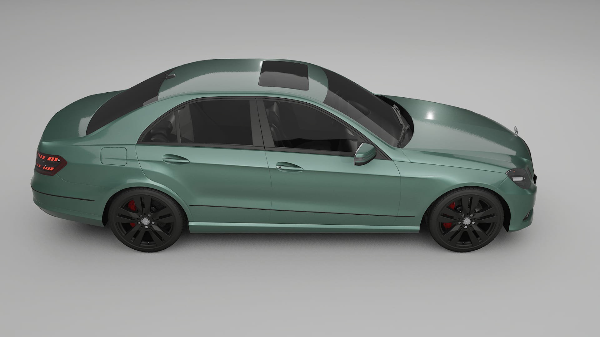 Mercedes E Class Sedan W212 Prefacelift pre LCI TPU Lackskyddsfilm | EVERGREEN Färgskiftande PPF – Komplett Förskuret Kit