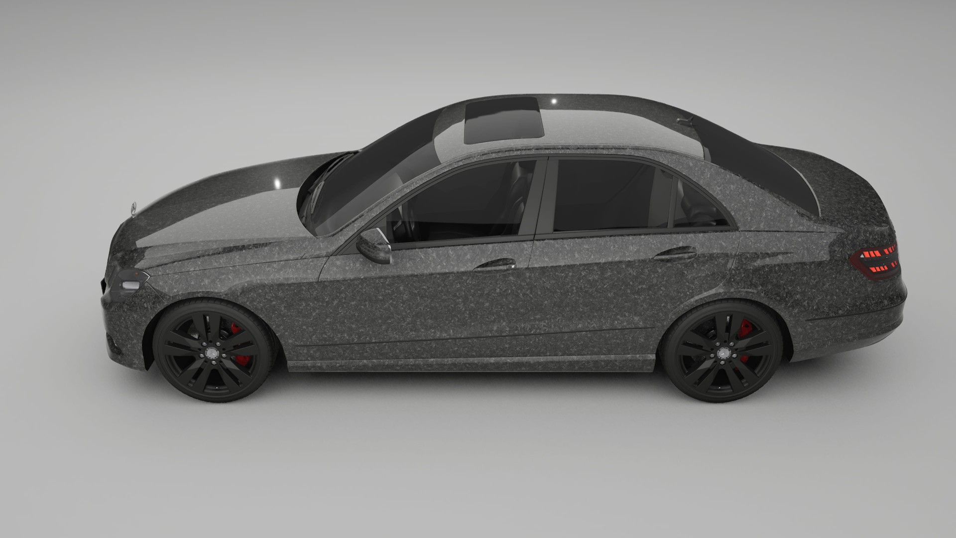 Mercedes E Class Sedan W212 Prefacelift pre LCI TPU Lackskyddsfilm | FORGED S Färgskiftande PPF – Komplett Förskuret Kit