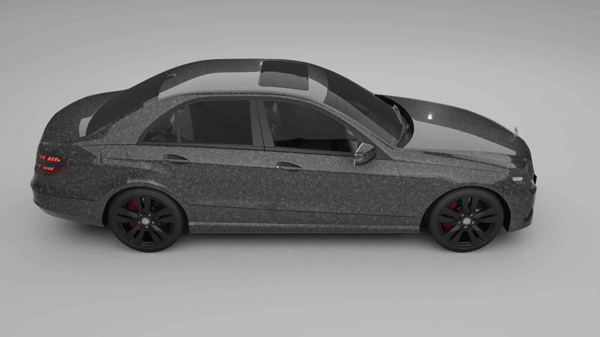 Mercedes E Class Sedan W212 Prefacelift pre LCI TPU Lackskyddsfilm | FORGED S Färgskiftande PPF – Komplett Förskuret Kit