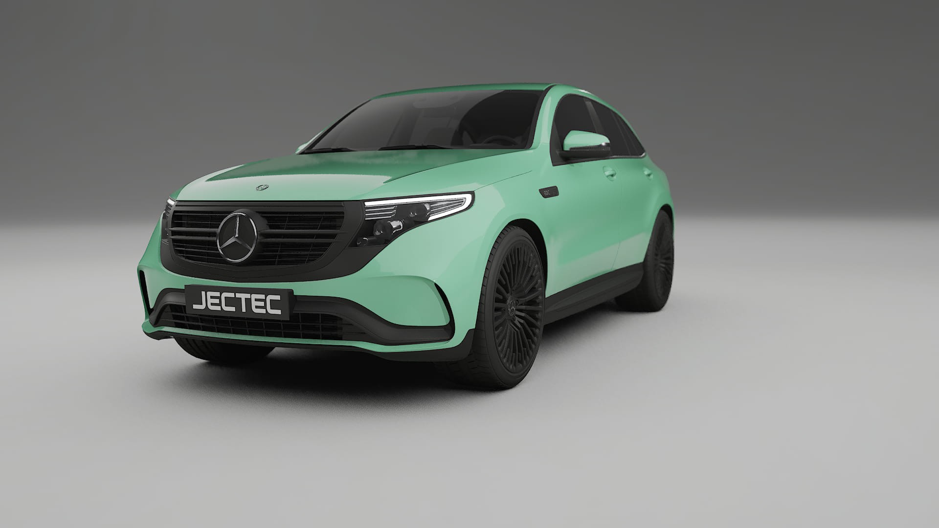 Mercedes EQC AMG TPU Lackskyddsfilm | DUSTY Färgskiftande PPF – Komplett Förskuret Kit