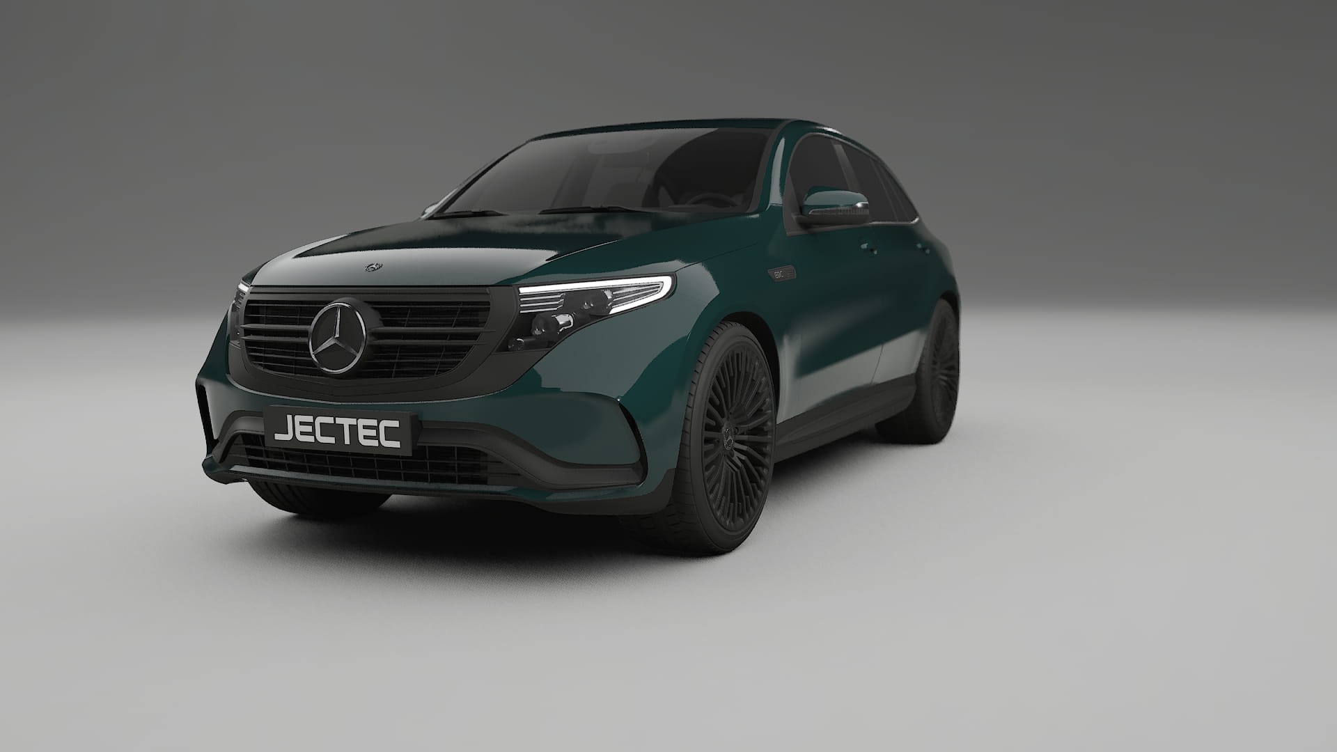 Mercedes EQC AMG TPU Lackskyddsfilm | INFERNO Färgskiftande PPF – Komplett Förskuret Kit
