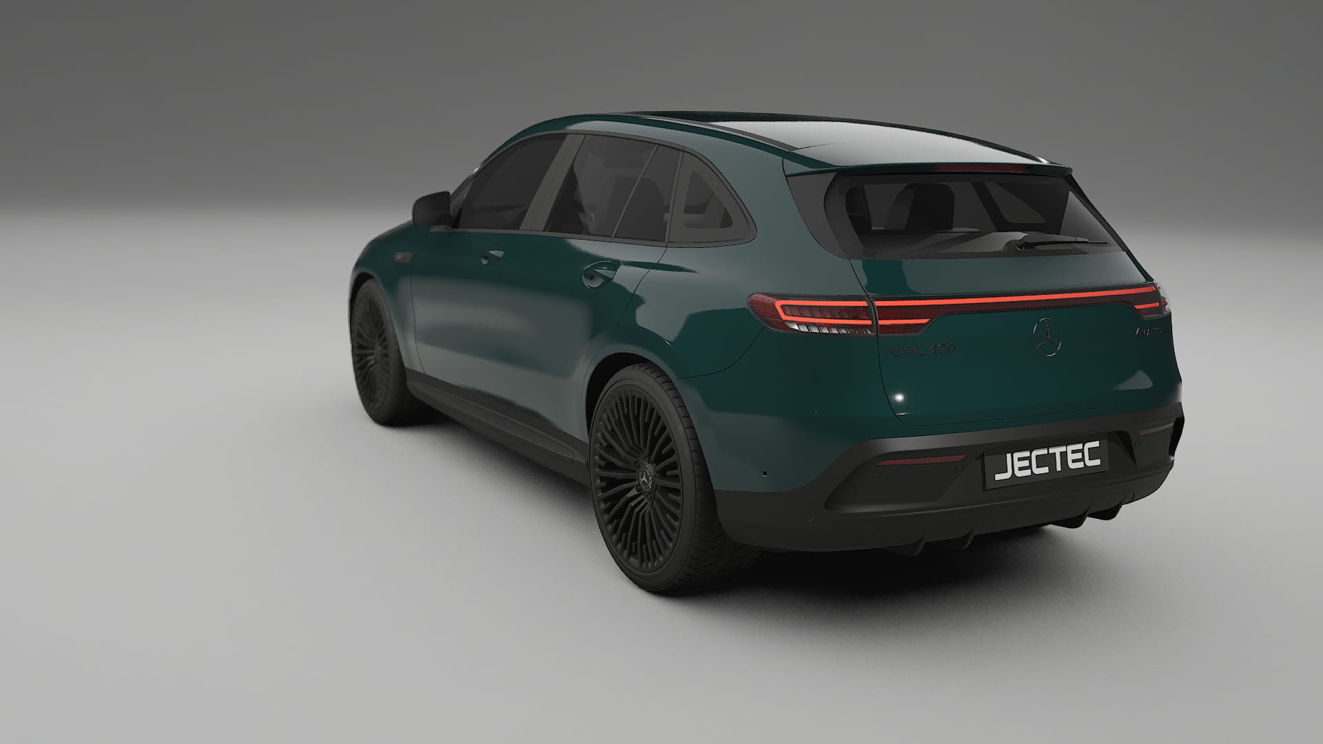 Mercedes EQC AMG TPU Lackskyddsfilm | INFERNO Färgskiftande PPF – Komplett Förskuret Kit