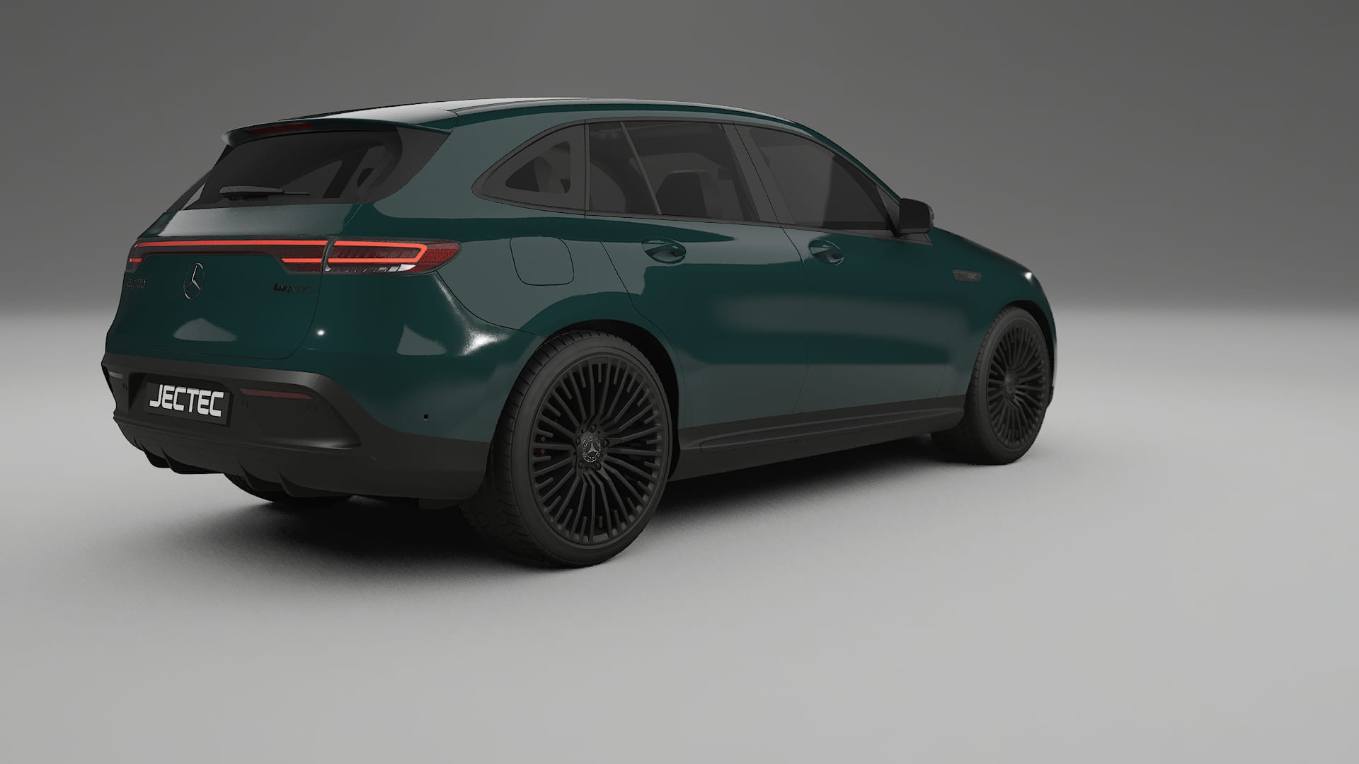 Mercedes EQC AMG TPU Lackskyddsfilm | INFERNO Färgskiftande PPF – Komplett Förskuret Kit