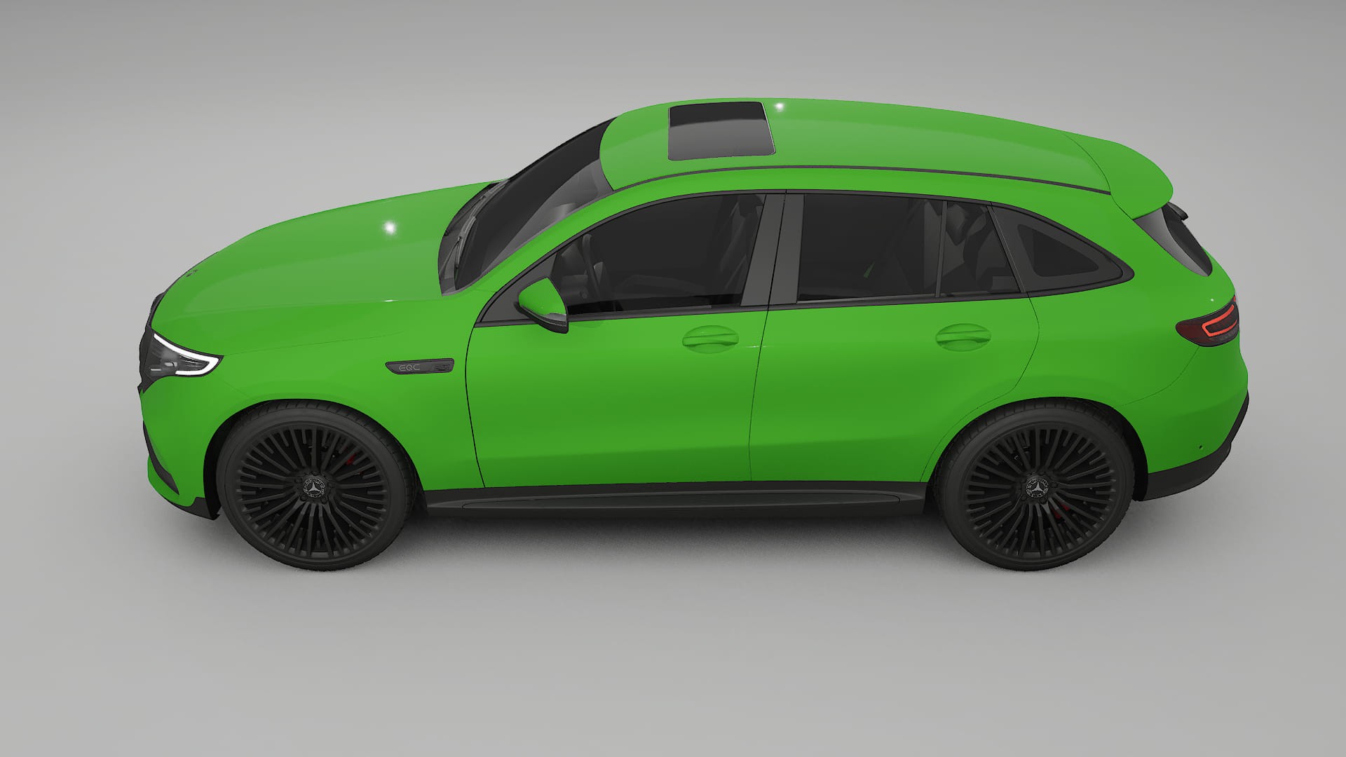 Mercedes EQC AMG TPU Lackskyddsfilm | VENOM Färgskiftande PPF – Komplett Förskuret Kit