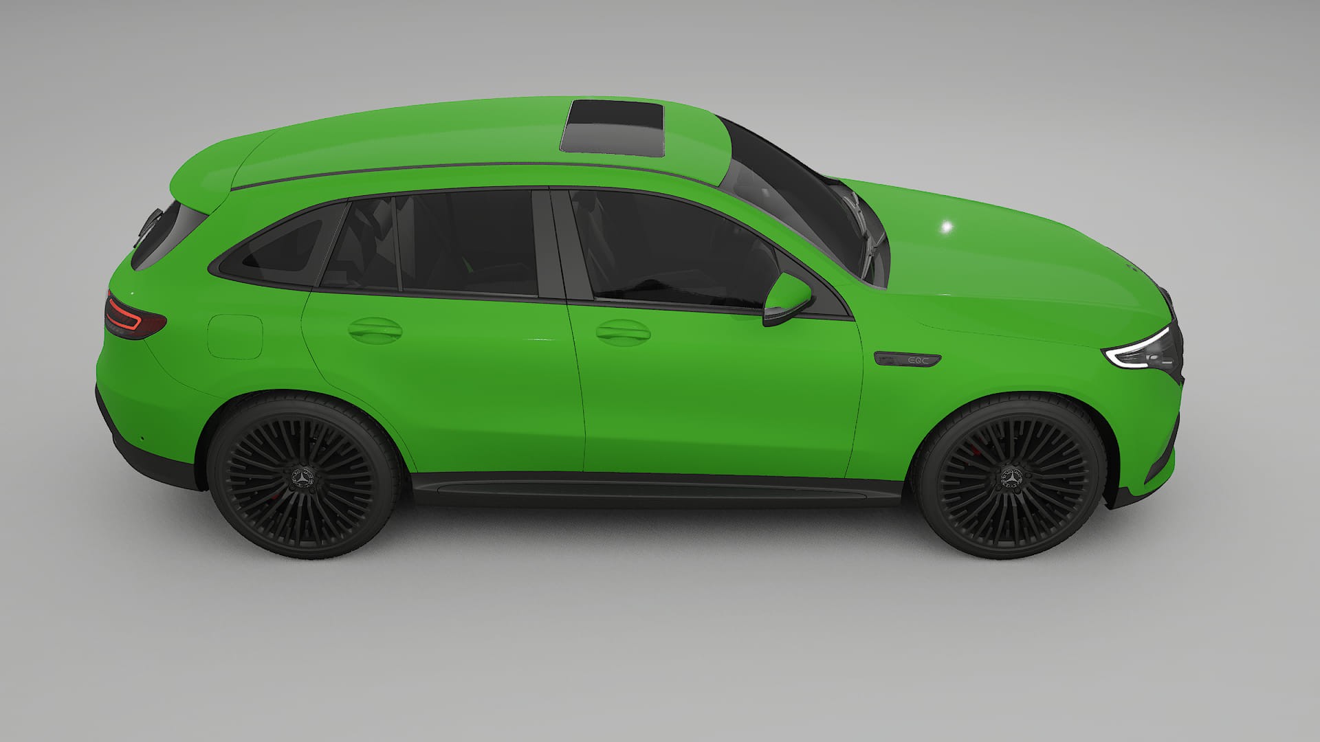 Mercedes EQC AMG TPU Lackskyddsfilm | VENOM Färgskiftande PPF – Komplett Förskuret Kit