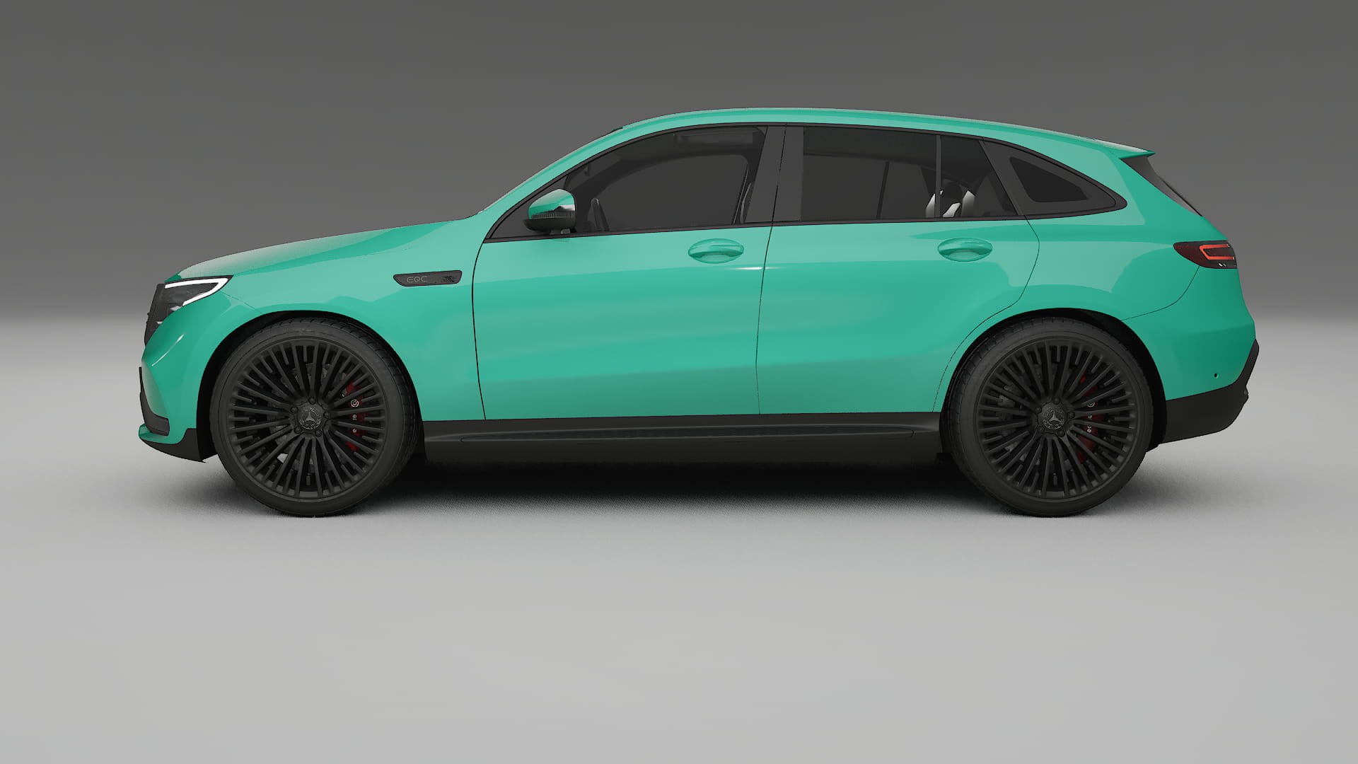 Mercedes EQC AMG TPU Lackskyddsfilm | JEWEL Färgskiftande PPF – Komplett Förskuret Kit