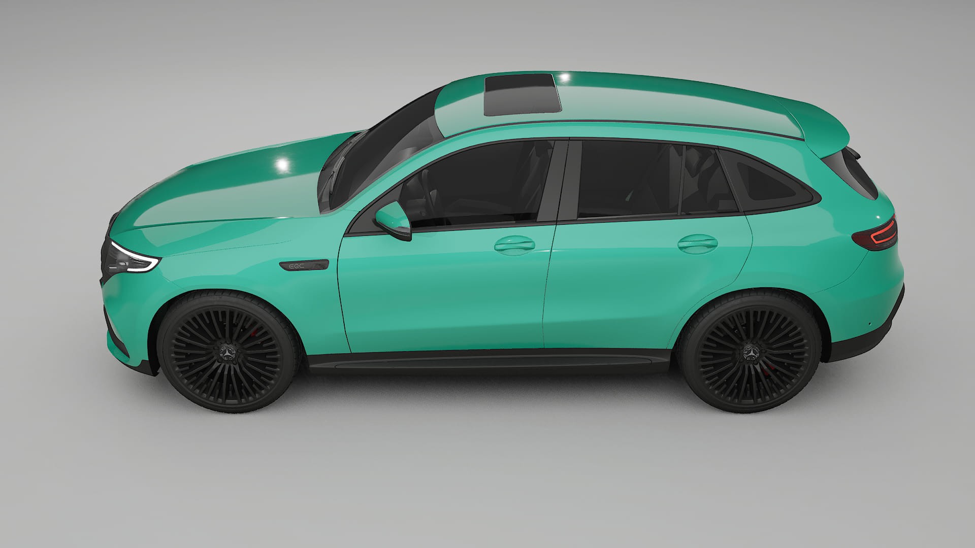 Mercedes EQC AMG TPU Lackskyddsfilm | JEWEL Färgskiftande PPF – Komplett Förskuret Kit