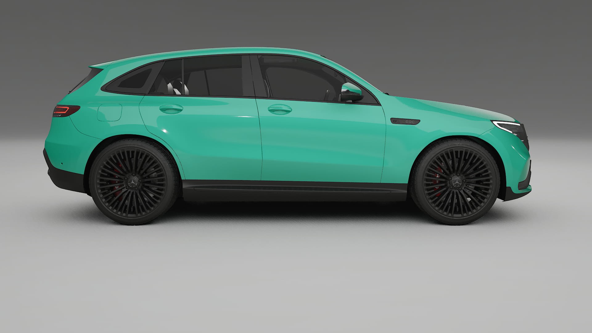 Mercedes EQC AMG TPU Lackskyddsfilm | JEWEL Färgskiftande PPF – Komplett Förskuret Kit