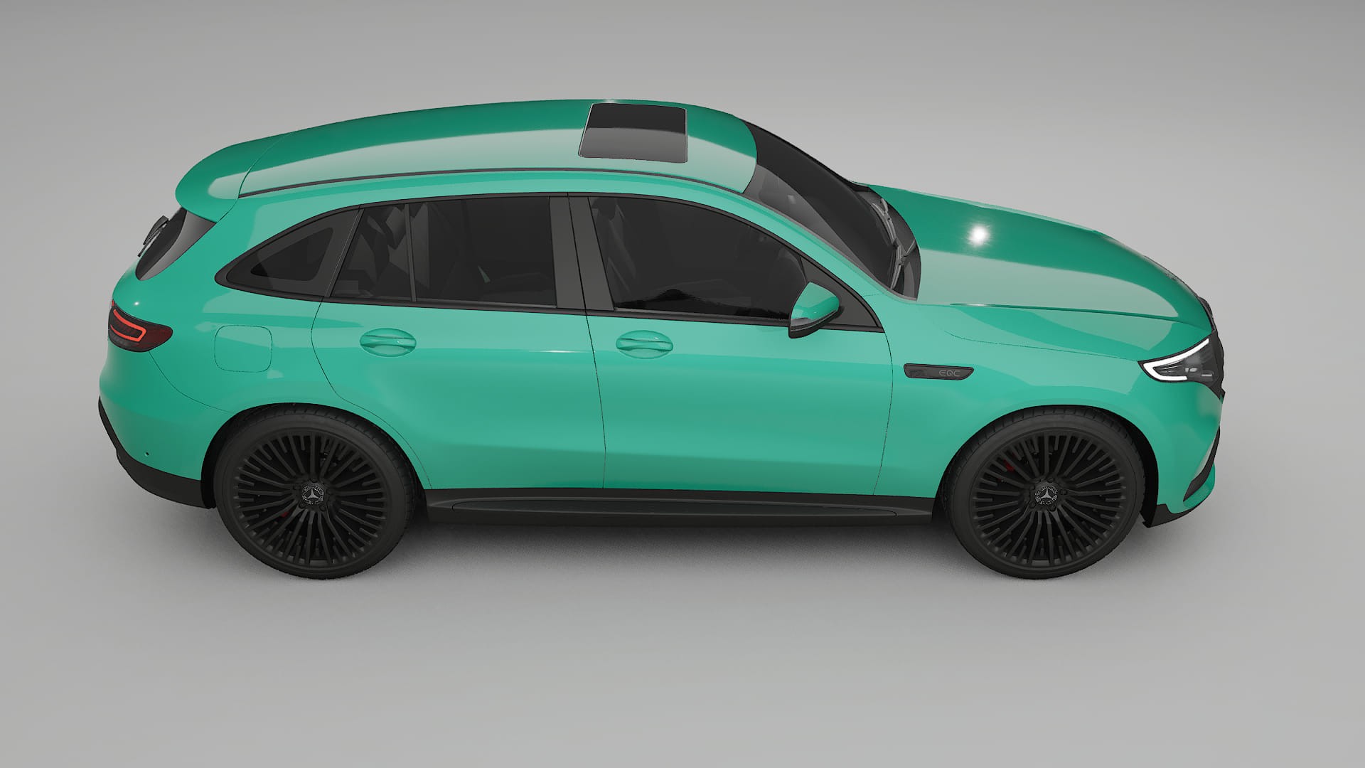 Mercedes EQC AMG TPU Lackskyddsfilm | JEWEL Färgskiftande PPF – Komplett Förskuret Kit