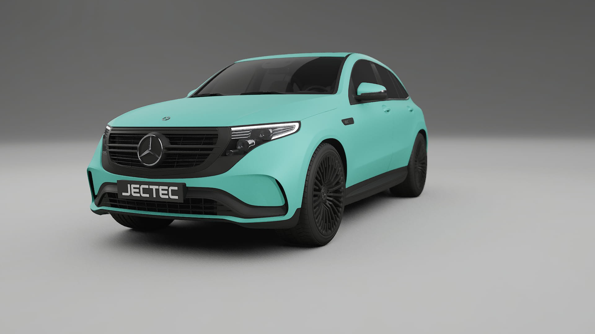 Mercedes EQC AMG TPU Lackskyddsfilm | FROST Färgskiftande PPF – Komplett Förskuret Kit