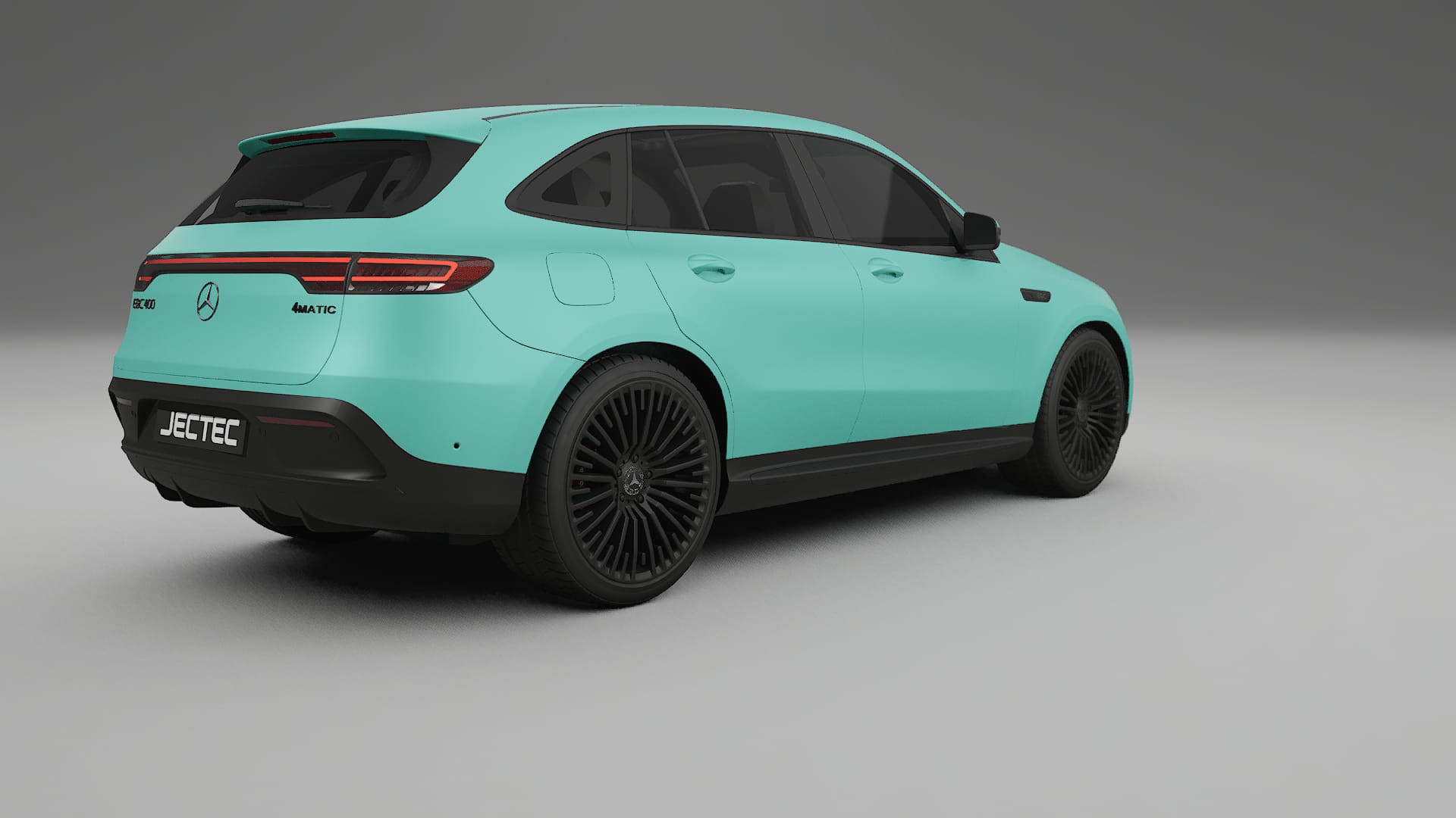 Mercedes EQC AMG TPU Lackskyddsfilm | FROST Färgskiftande PPF – Komplett Förskuret Kit