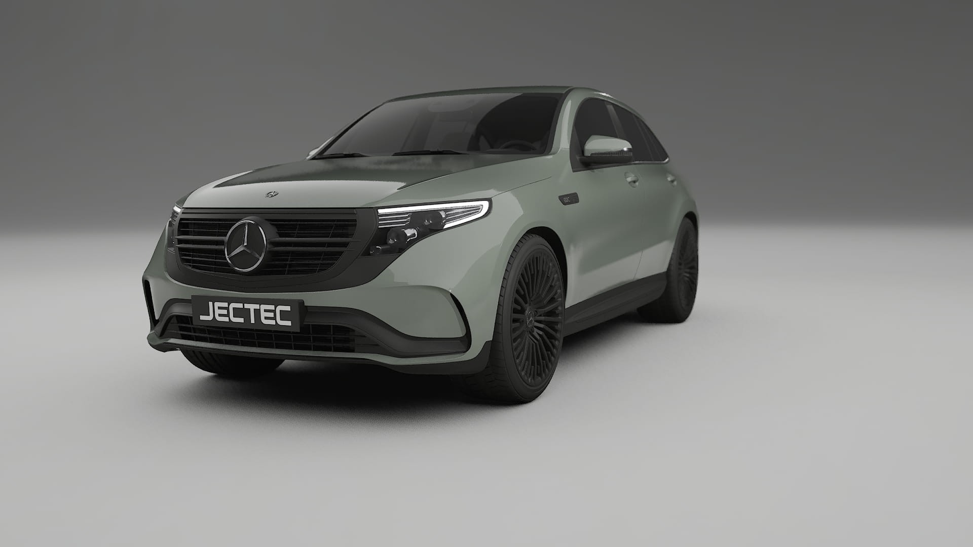 Mercedes EQC AMG TPU Lackskyddsfilm | SLATE Färgskiftande PPF – Komplett Förskuret Kit