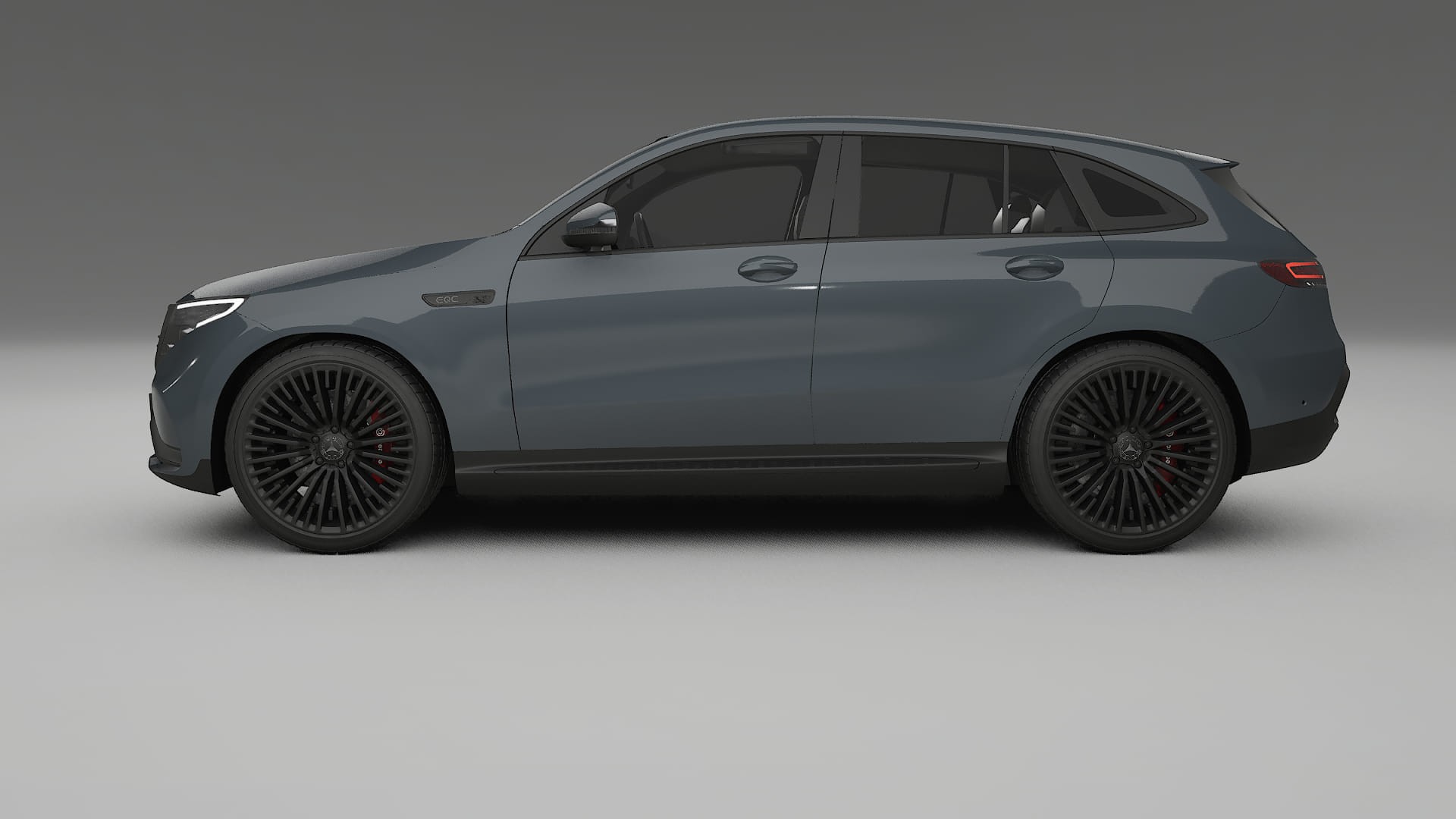 Mercedes EQC AMG TPU Lackskyddsfilm | GRANITE Färgskiftande PPF – Komplett Förskuret Kit