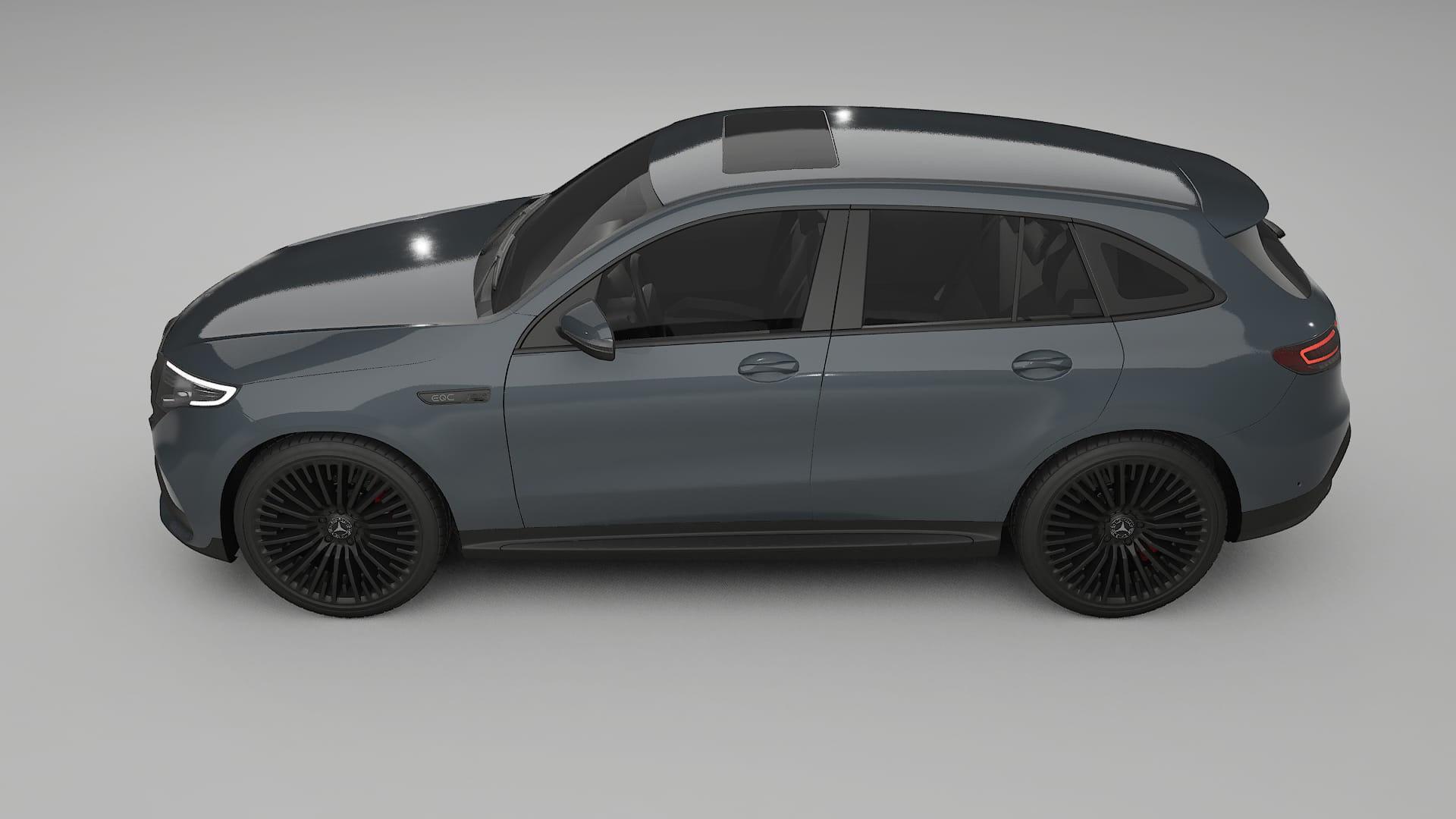 Mercedes EQC AMG TPU Lackskyddsfilm | GRANITE Färgskiftande PPF – Komplett Förskuret Kit