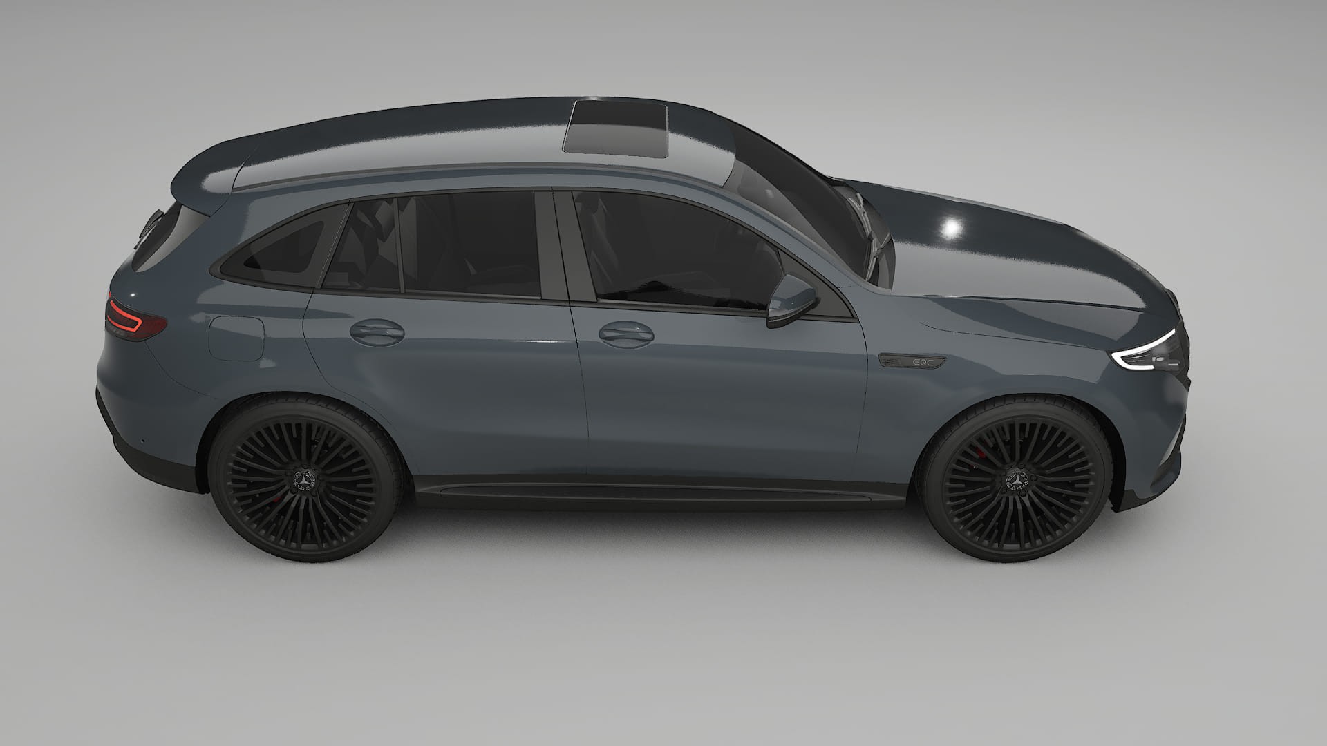 Mercedes EQC AMG TPU Lackskyddsfilm | GRANITE Färgskiftande PPF – Komplett Förskuret Kit
