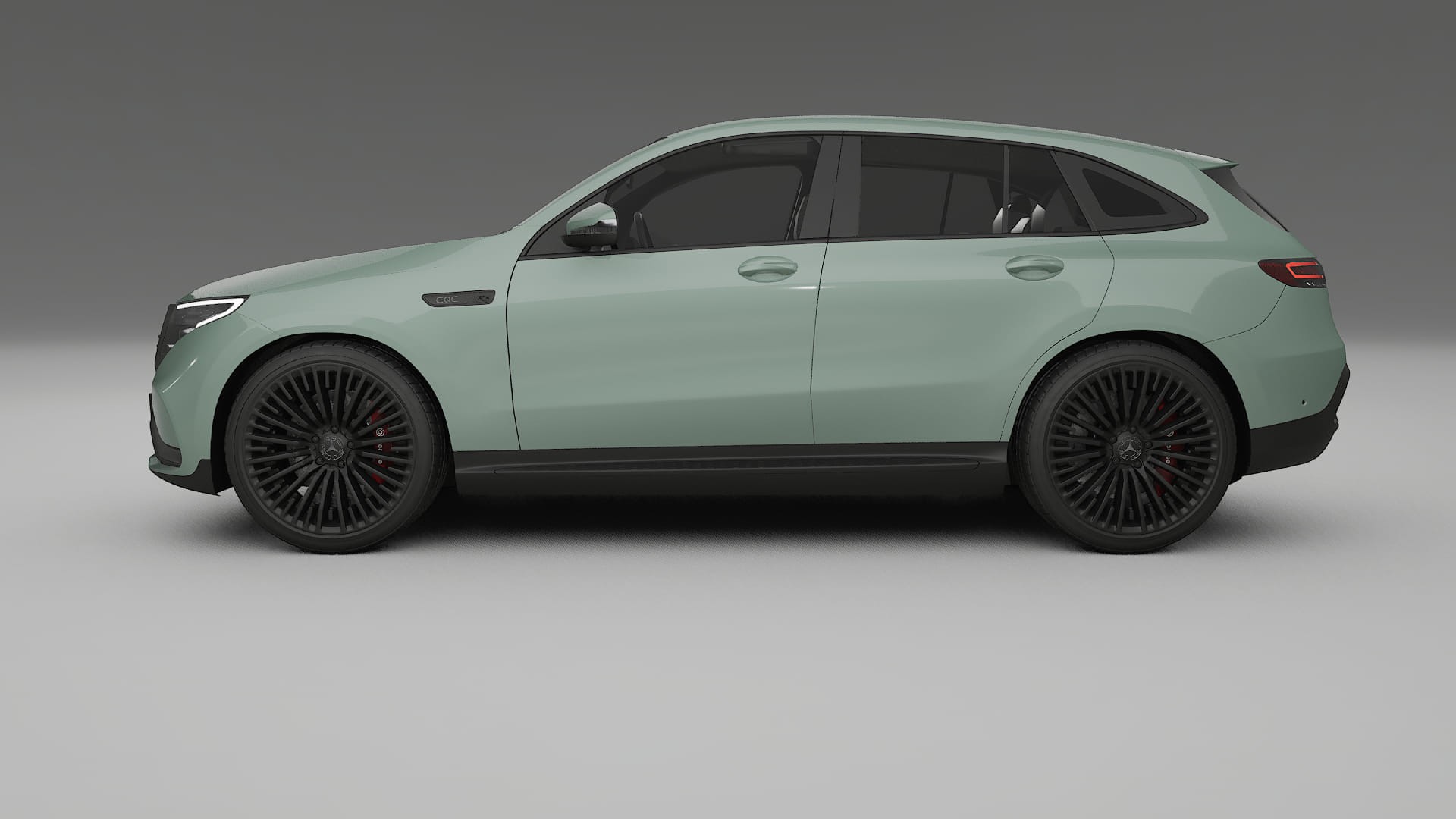 Mercedes EQC AMG TPU Lackskyddsfilm | CINDER Färgskiftande PPF – Komplett Förskuret Kit