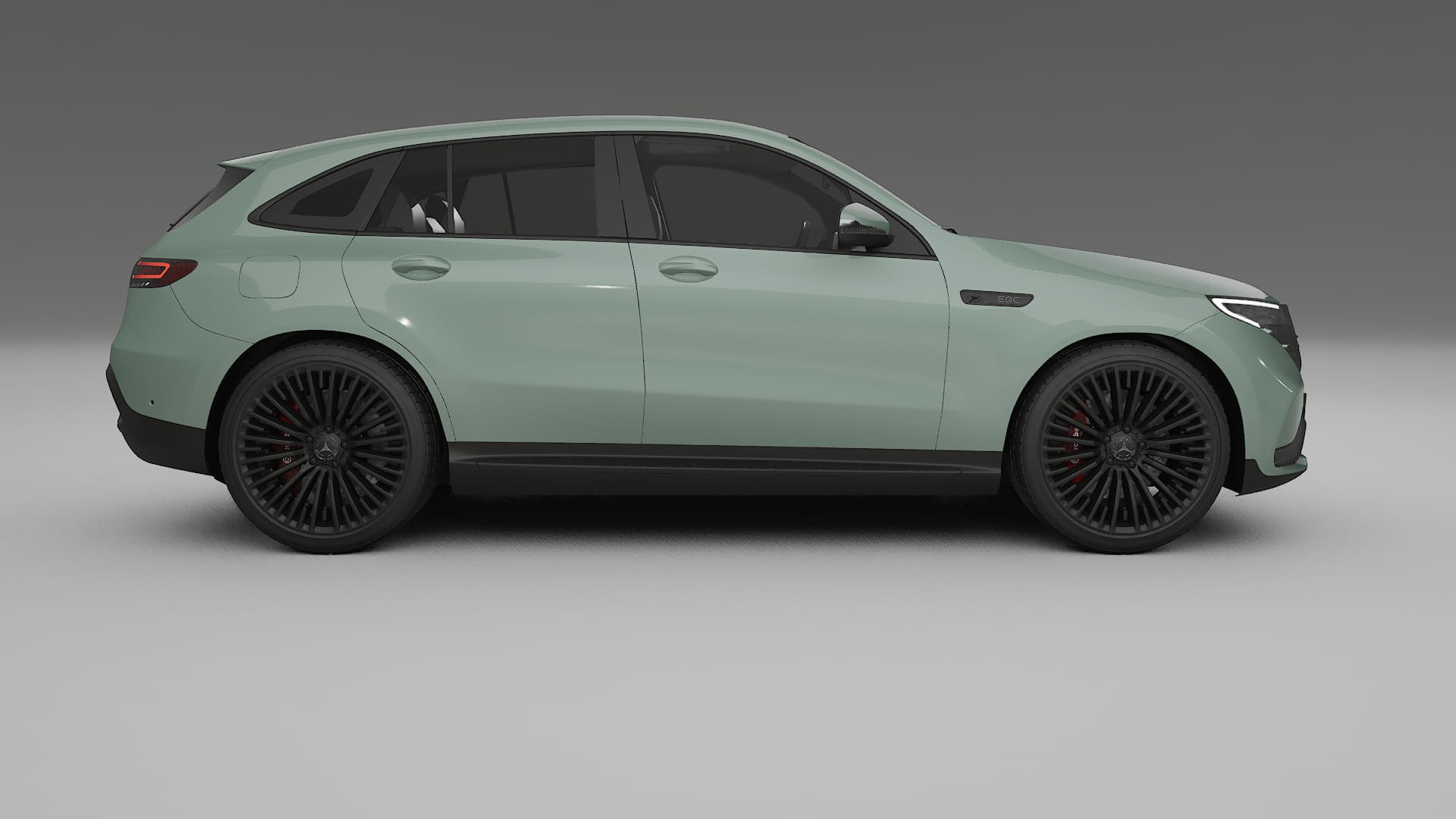 Mercedes EQC AMG TPU Lackskyddsfilm | CINDER Färgskiftande PPF – Komplett Förskuret Kit