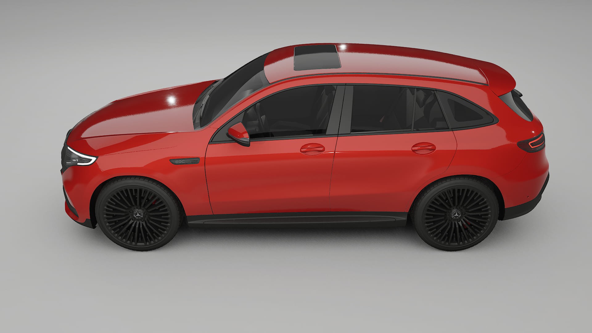 Mercedes EQC AMG TPU Lackskyddsfilm | BLAZE Färgskiftande PPF – Komplett Förskuret Kit