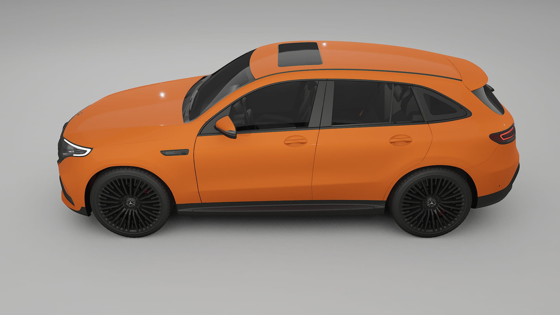 Mercedes EQC AMG TPU Lackskyddsfilm | ROCKET Färgskiftande PPF – Komplett Förskuret Kit