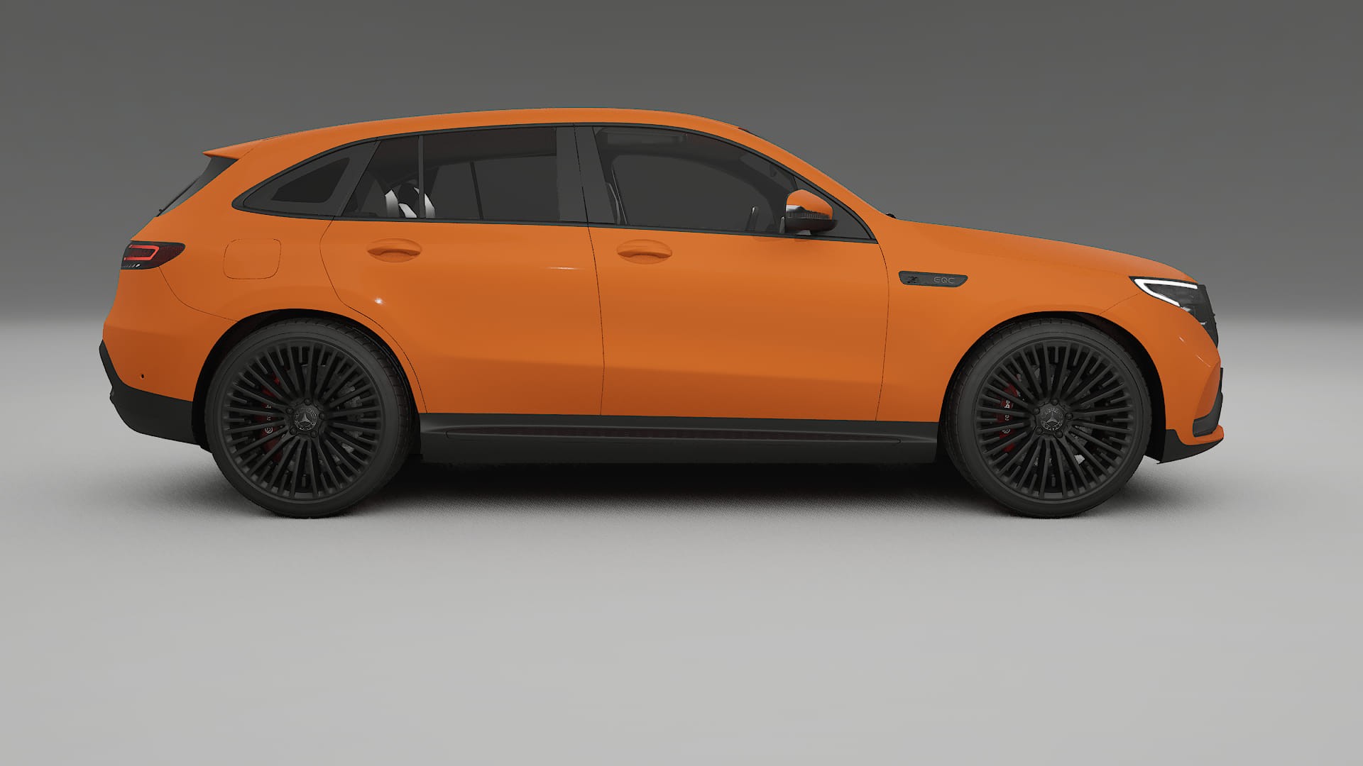 Mercedes EQC AMG TPU Lackskyddsfilm | ROCKET Färgskiftande PPF – Komplett Förskuret Kit