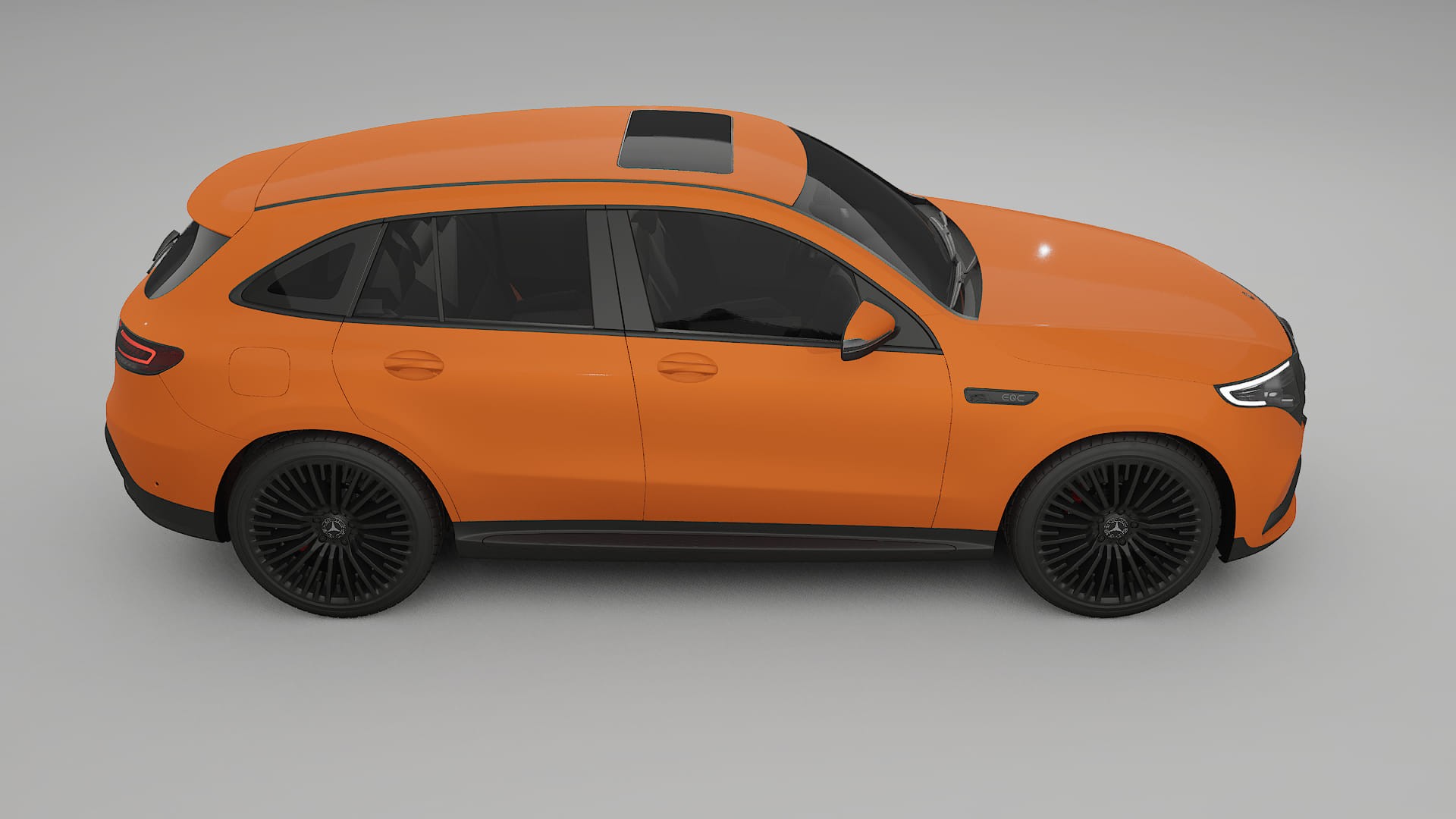 Mercedes EQC AMG TPU Lackskyddsfilm | ROCKET Färgskiftande PPF – Komplett Förskuret Kit