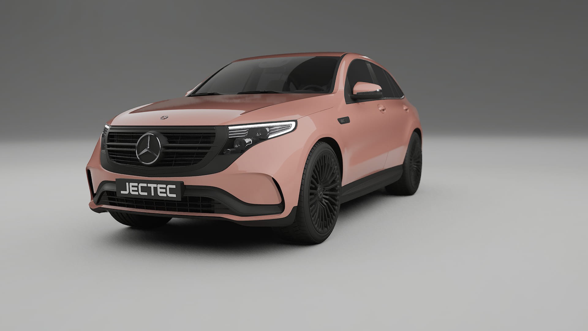 Mercedes EQC AMG TPU Lackskyddsfilm | BLUSH Färgskiftande PPF – Komplett Förskuret Kit
