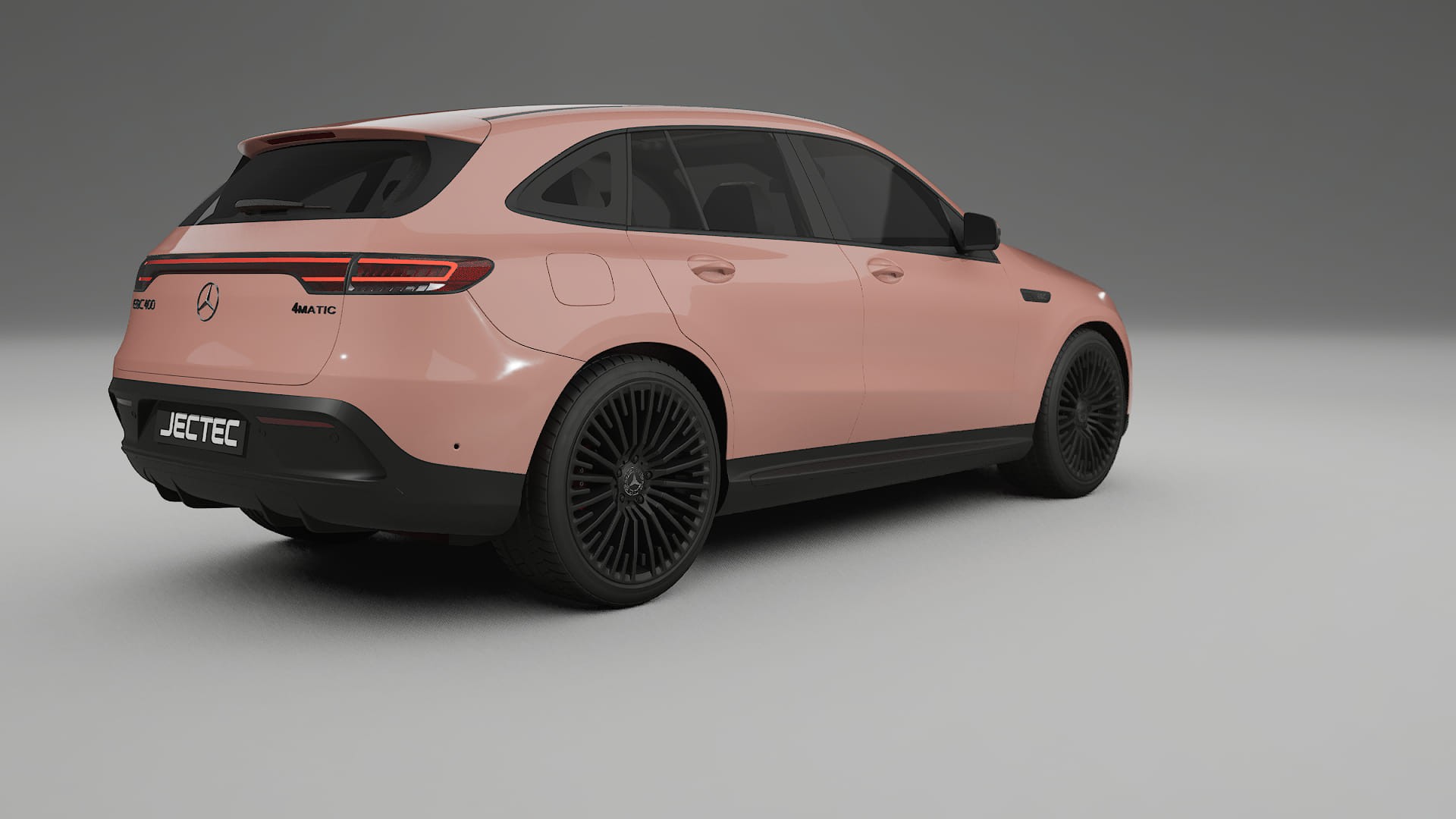 Mercedes EQC AMG TPU Lackskyddsfilm | BLUSH Färgskiftande PPF – Komplett Förskuret Kit
