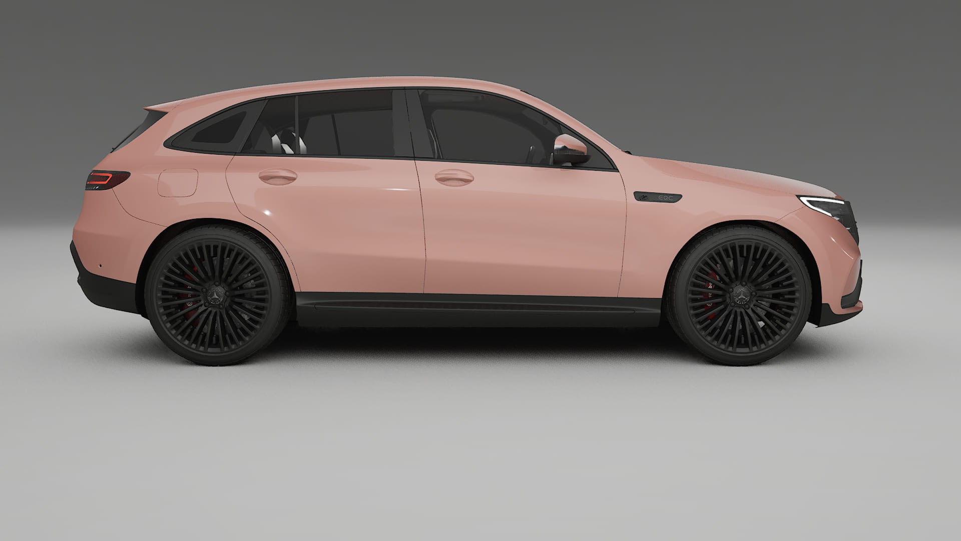 Mercedes EQC AMG TPU Lackskyddsfilm | BLUSH Färgskiftande PPF – Komplett Förskuret Kit