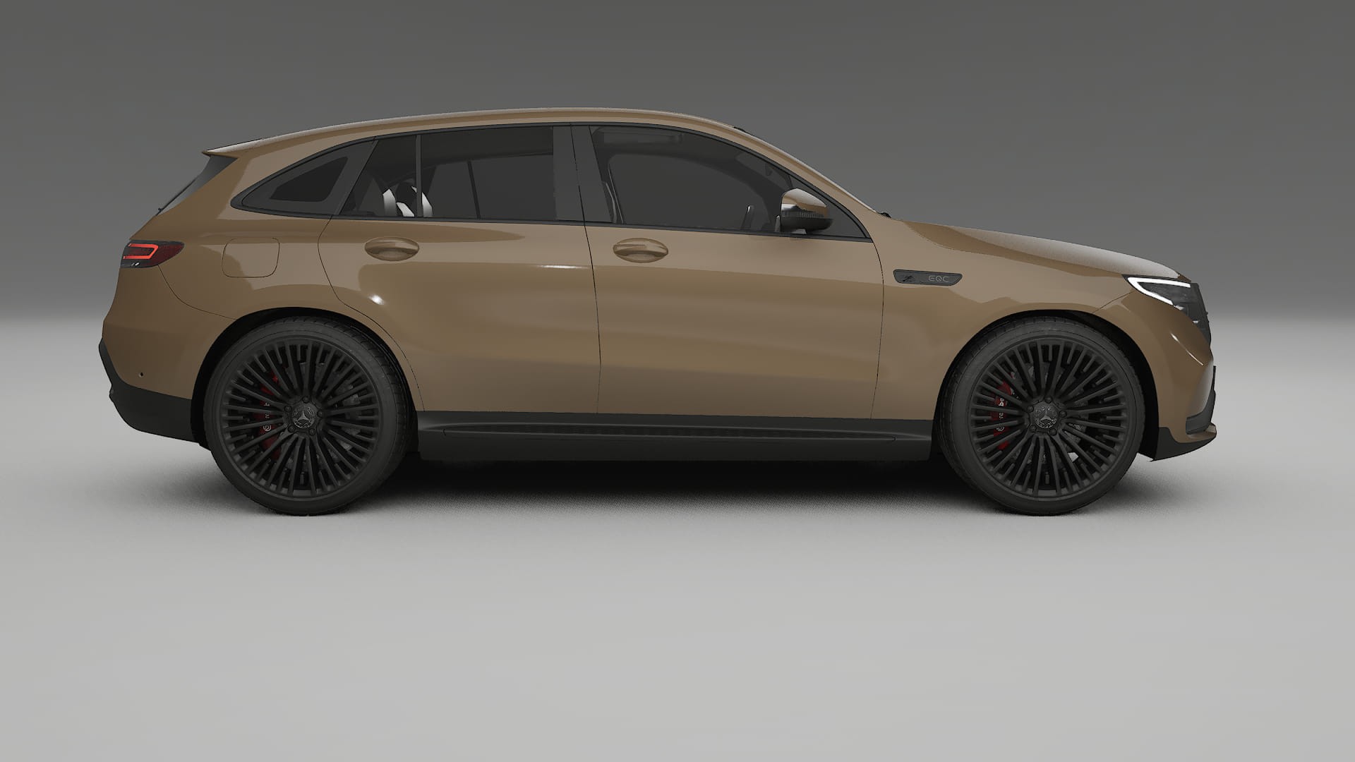 Mercedes EQC AMG TPU Lackskyddsfilm | SAHARA Färgskiftande PPF – Komplett Förskuret Kit