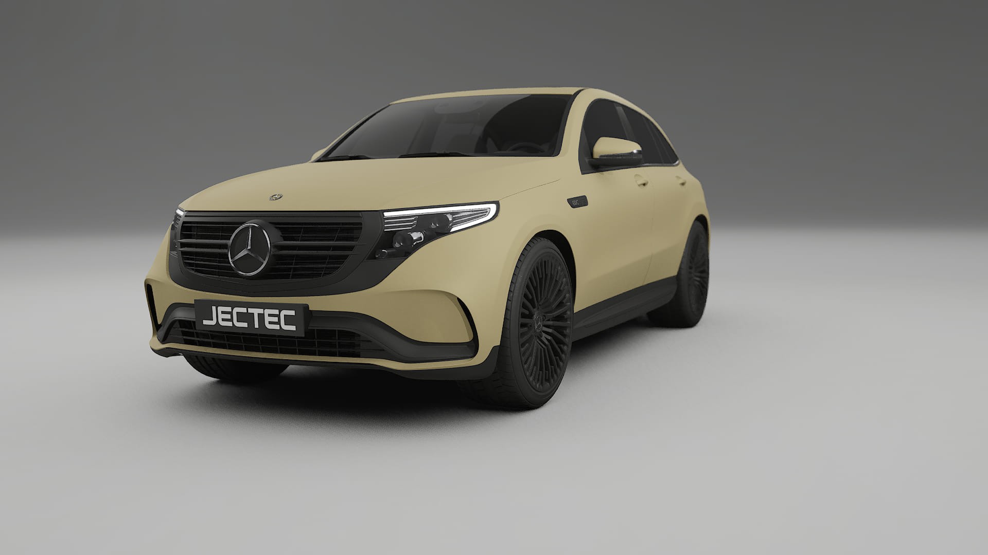 Mercedes EQC AMG TPU Lackskyddsfilm | SAND Färgskiftande PPF – Komplett Förskuret Kit