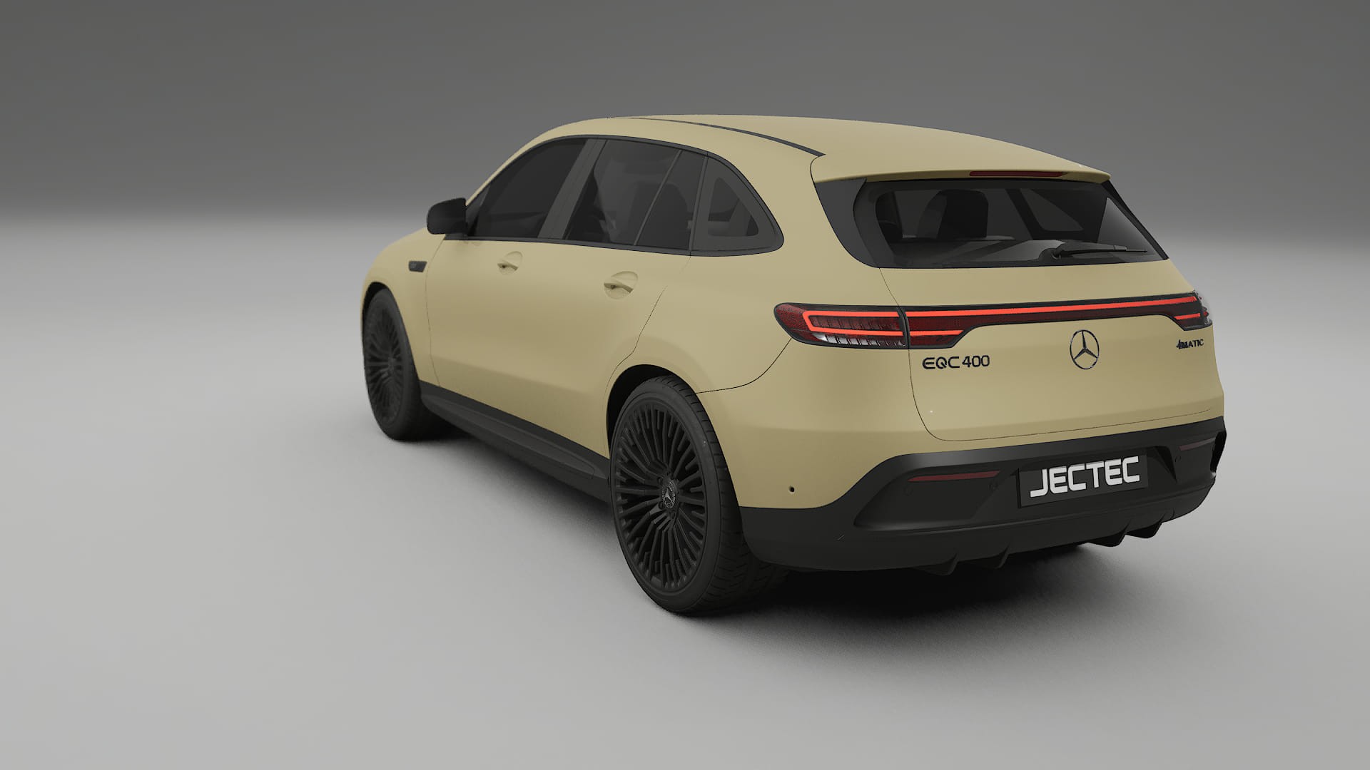 Mercedes EQC AMG TPU Lackskyddsfilm | SAND Färgskiftande PPF – Komplett Förskuret Kit