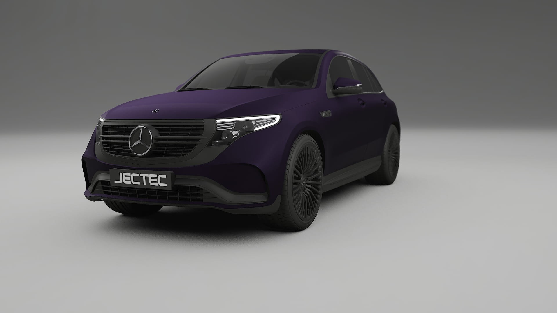 Mercedes EQC AMG TPU Lackskyddsfilm | VIOLET Färgskiftande PPF – Komplett Förskuret Kit