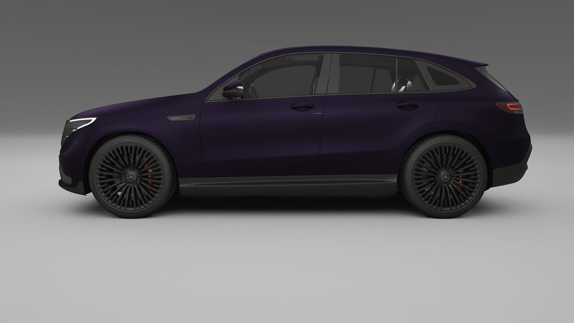 Mercedes EQC AMG TPU Lackskyddsfilm | VIOLET Färgskiftande PPF – Komplett Förskuret Kit