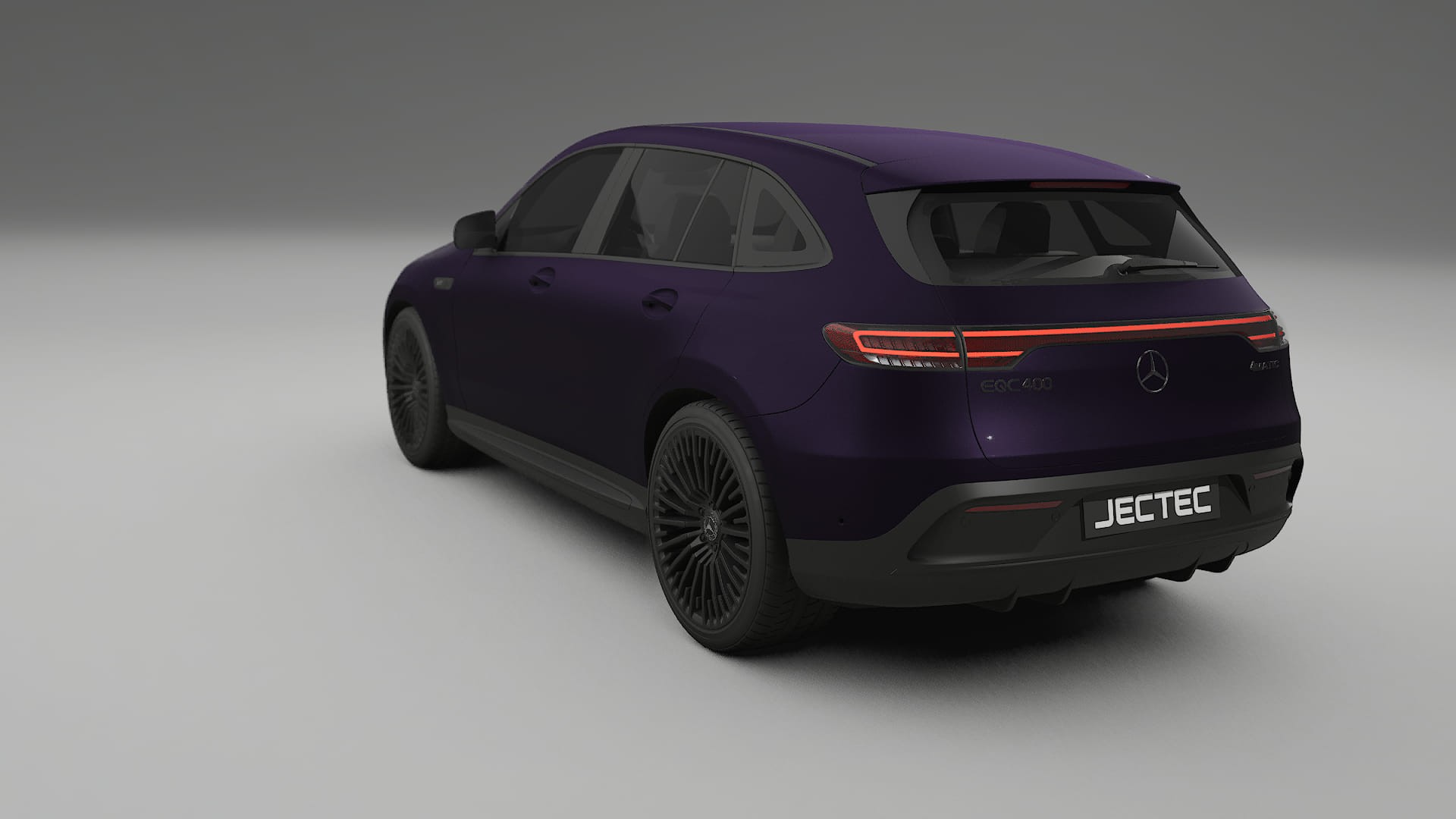 Mercedes EQC AMG TPU Lackskyddsfilm | VIOLET Färgskiftande PPF – Komplett Förskuret Kit
