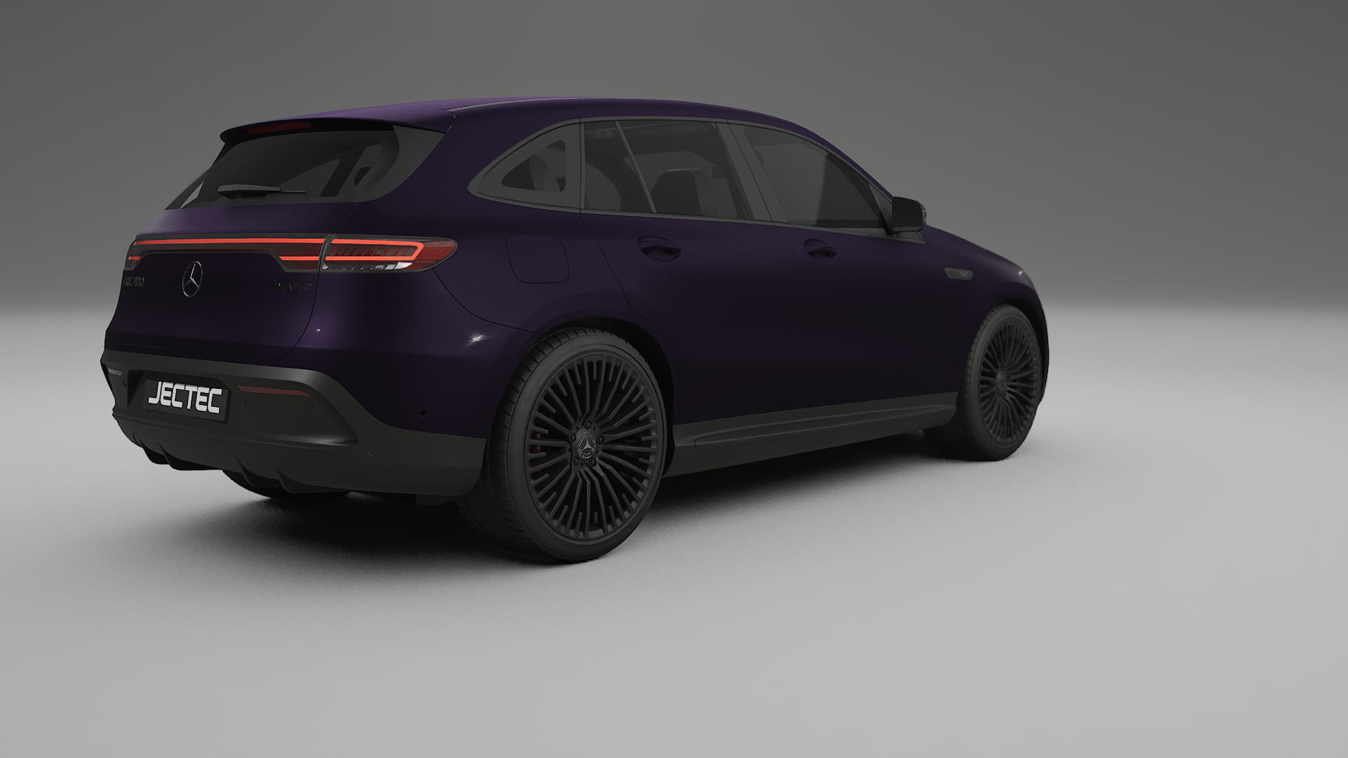 Mercedes EQC AMG TPU Lackskyddsfilm | VIOLET Färgskiftande PPF – Komplett Förskuret Kit