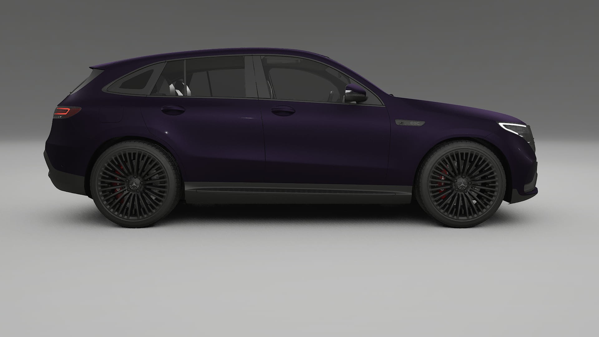 Mercedes EQC AMG TPU Lackskyddsfilm | VIOLET Färgskiftande PPF – Komplett Förskuret Kit