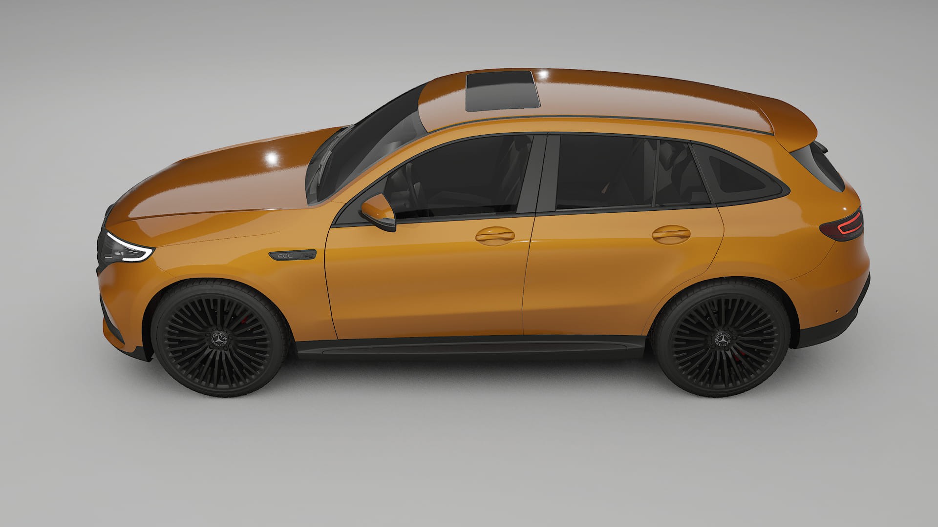 Mercedes EQC AMG TPU Lackskyddsfilm | DAISY Färgskiftande PPF – Komplett Förskuret Kit