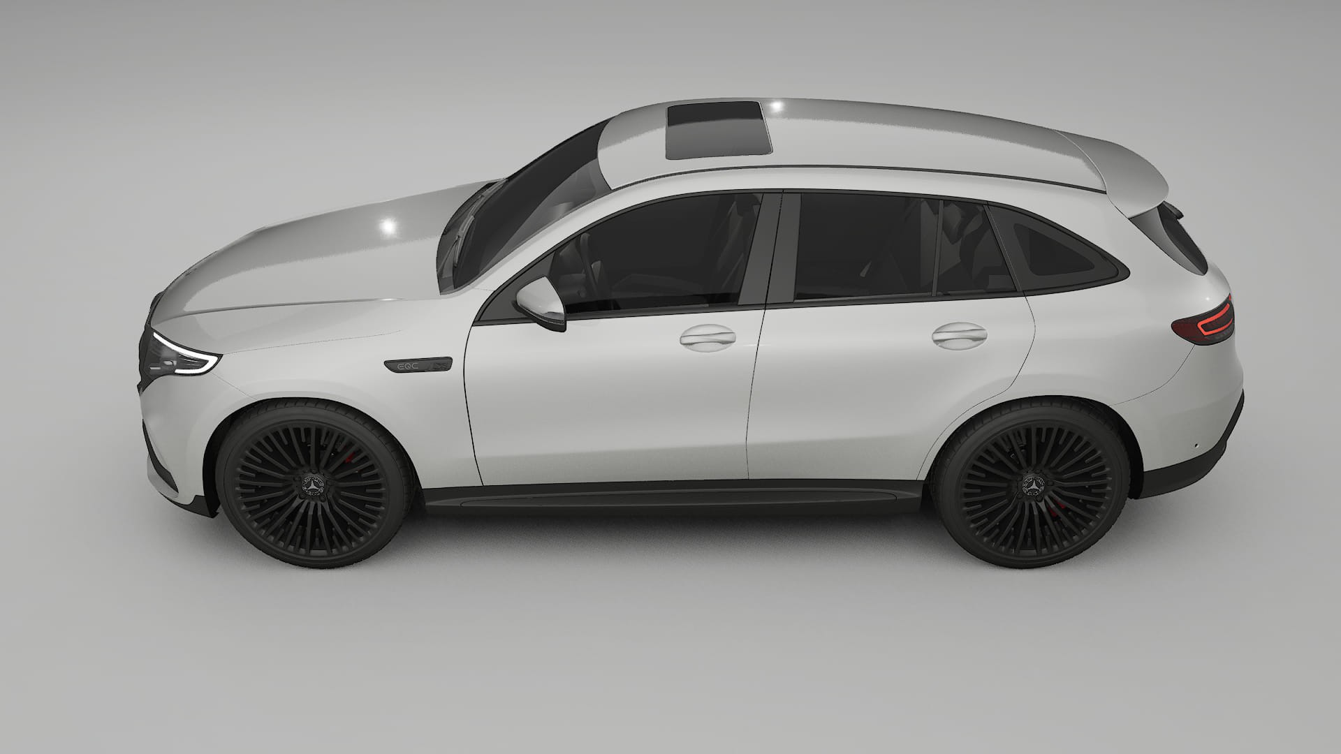 Mercedes EQC AMG TPU Lackskyddsfilm | PEARL Färgskiftande PPF – Komplett Förskuret Kit