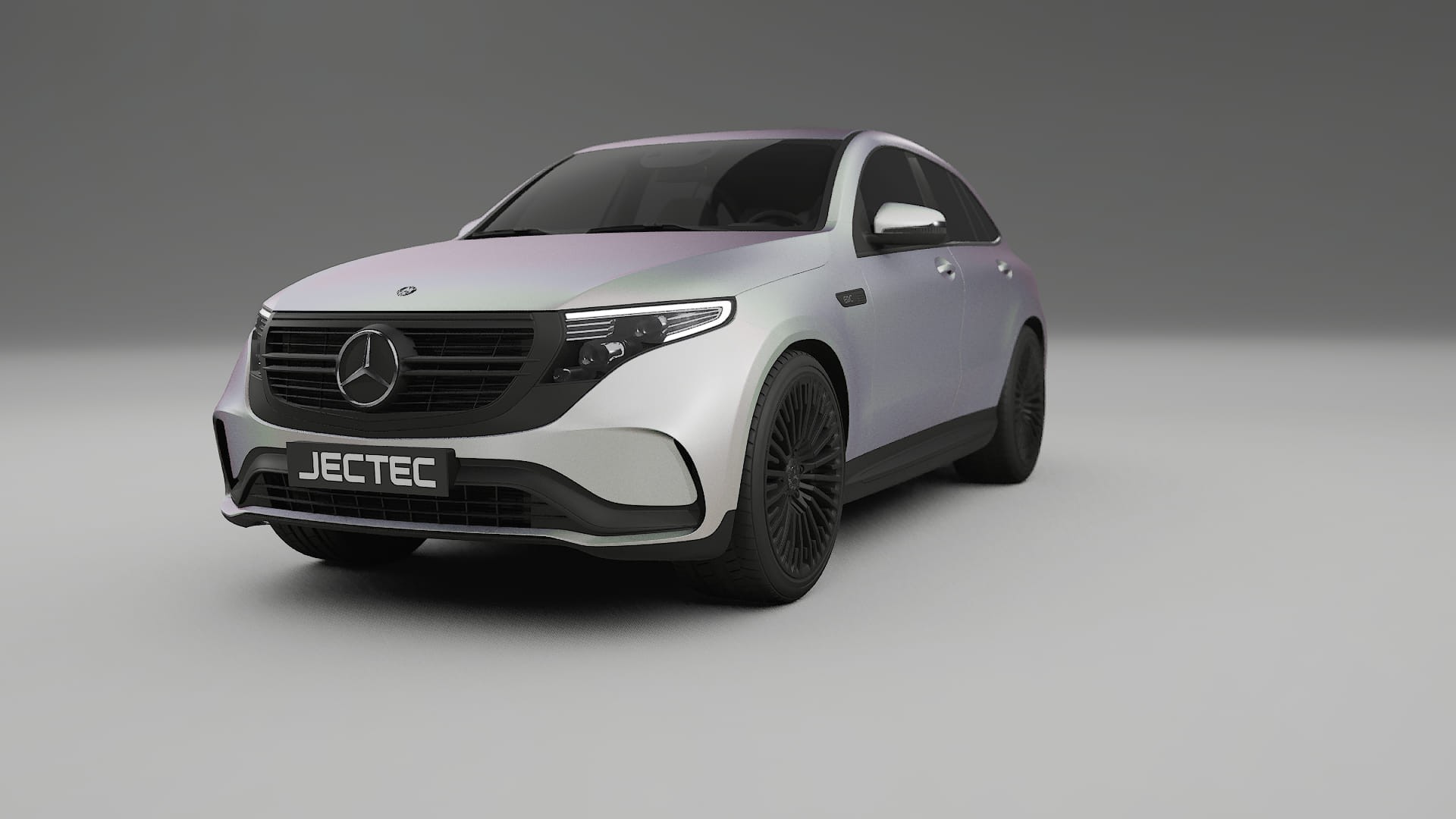 Mercedes EQC AMG TPU Lackskyddsfilm | NEBULA Färgskiftande PPF – Komplett Förskuret Kit