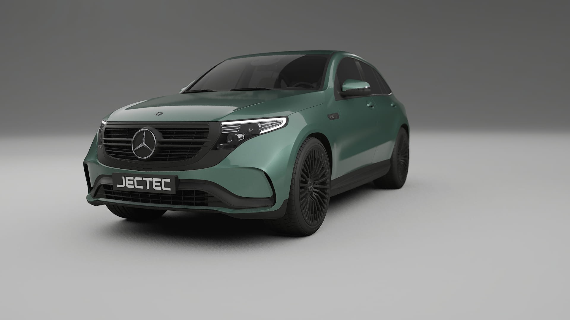 Mercedes EQC AMG TPU Lackskyddsfilm | EVERGREEN Färgskiftande PPF – Komplett Förskuret Kit