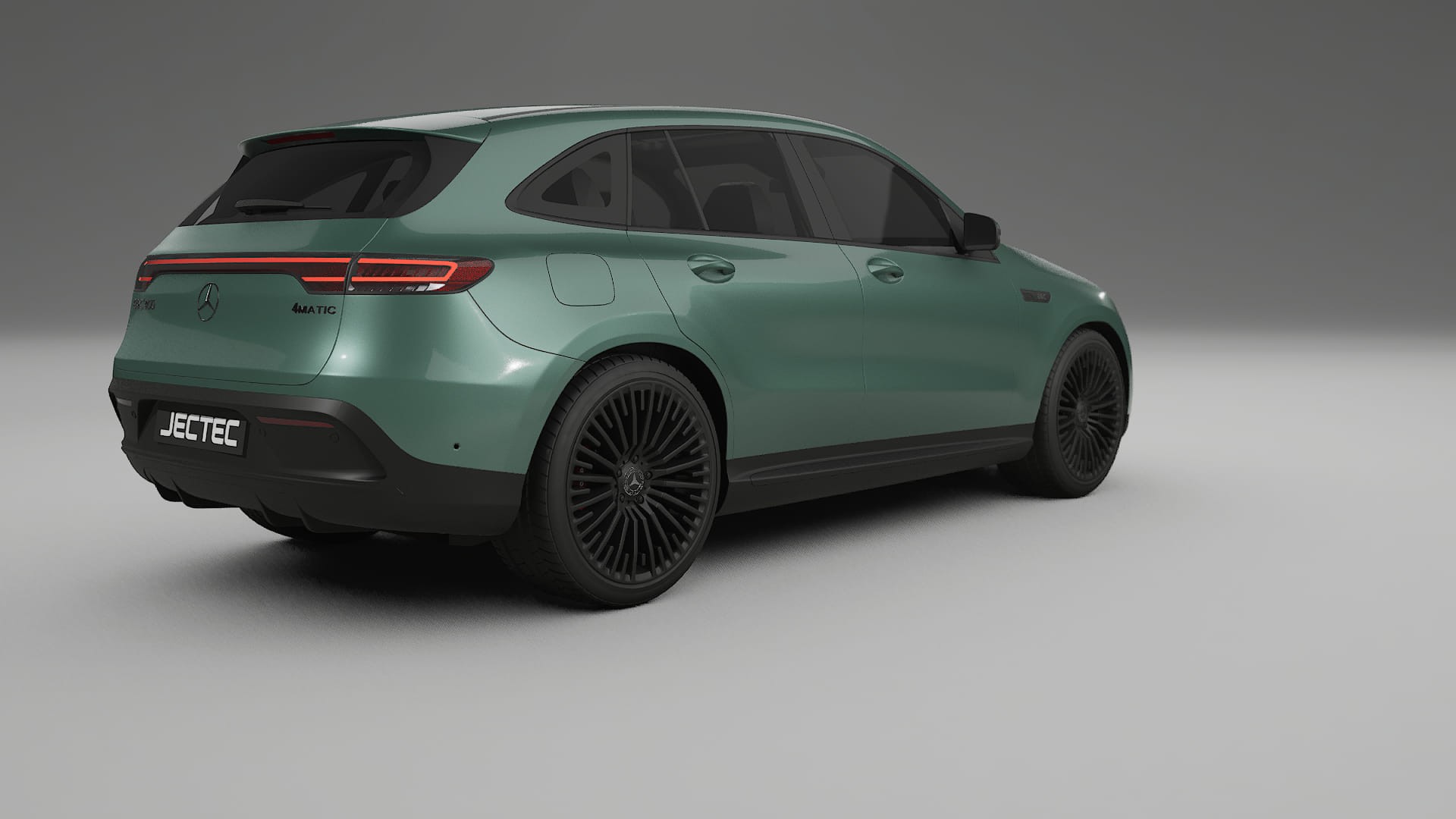 Mercedes EQC AMG TPU Lackskyddsfilm | EVERGREEN Färgskiftande PPF – Komplett Förskuret Kit