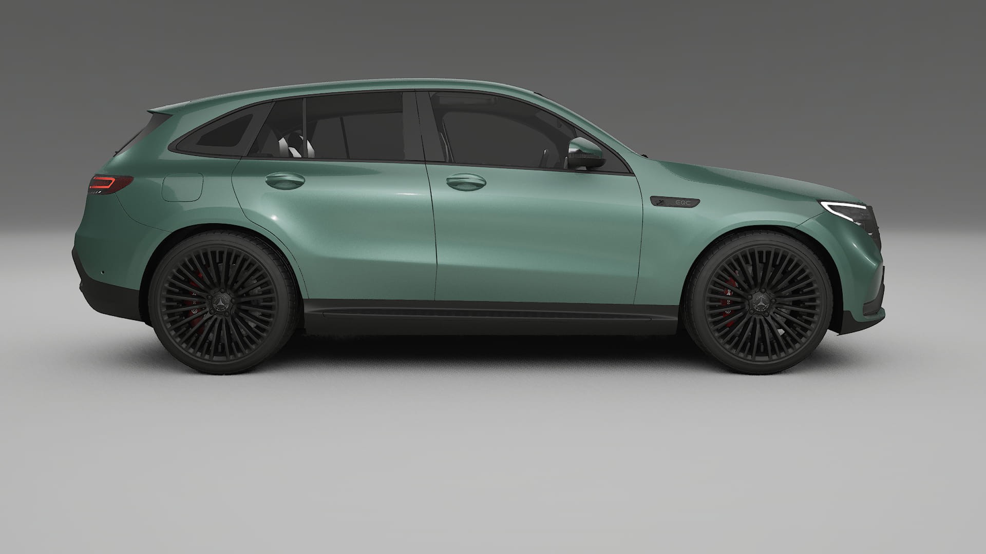 Mercedes EQC AMG TPU Lackskyddsfilm | EVERGREEN Färgskiftande PPF – Komplett Förskuret Kit