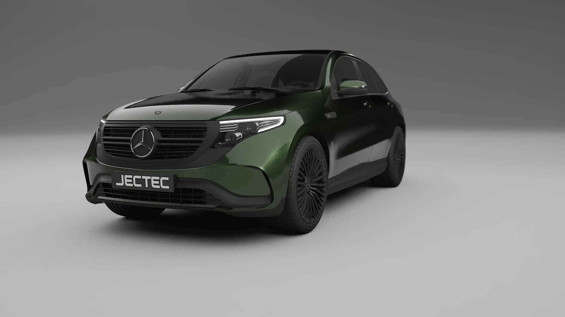 Mercedes EQC AMG TPU Lackskyddsfilm | LAGOON Färgskiftande PPF – Komplett Förskuret Kit