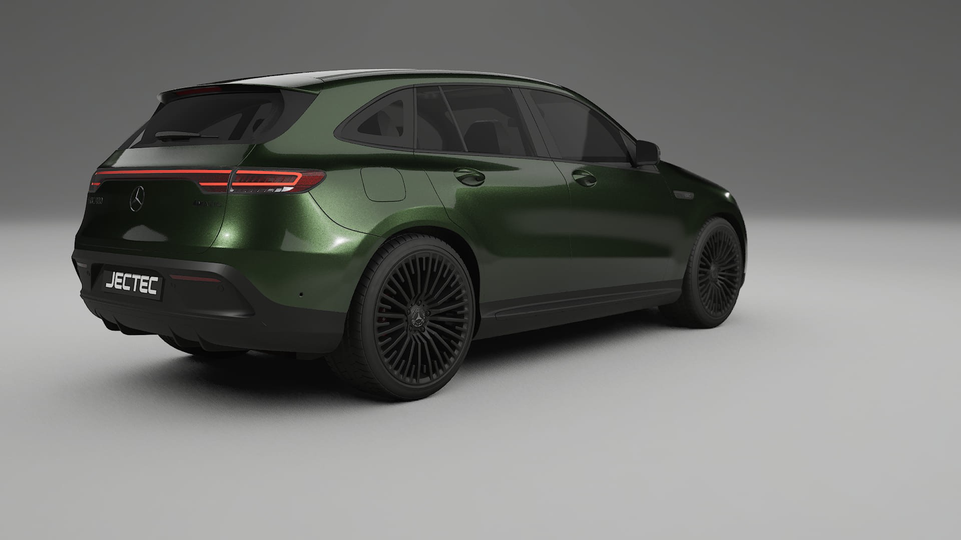 Mercedes EQC AMG TPU Lackskyddsfilm | LAGOON Färgskiftande PPF – Komplett Förskuret Kit