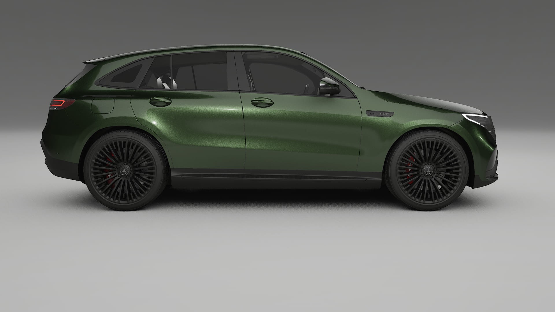 Mercedes EQC AMG TPU Lackskyddsfilm | LAGOON Färgskiftande PPF – Komplett Förskuret Kit